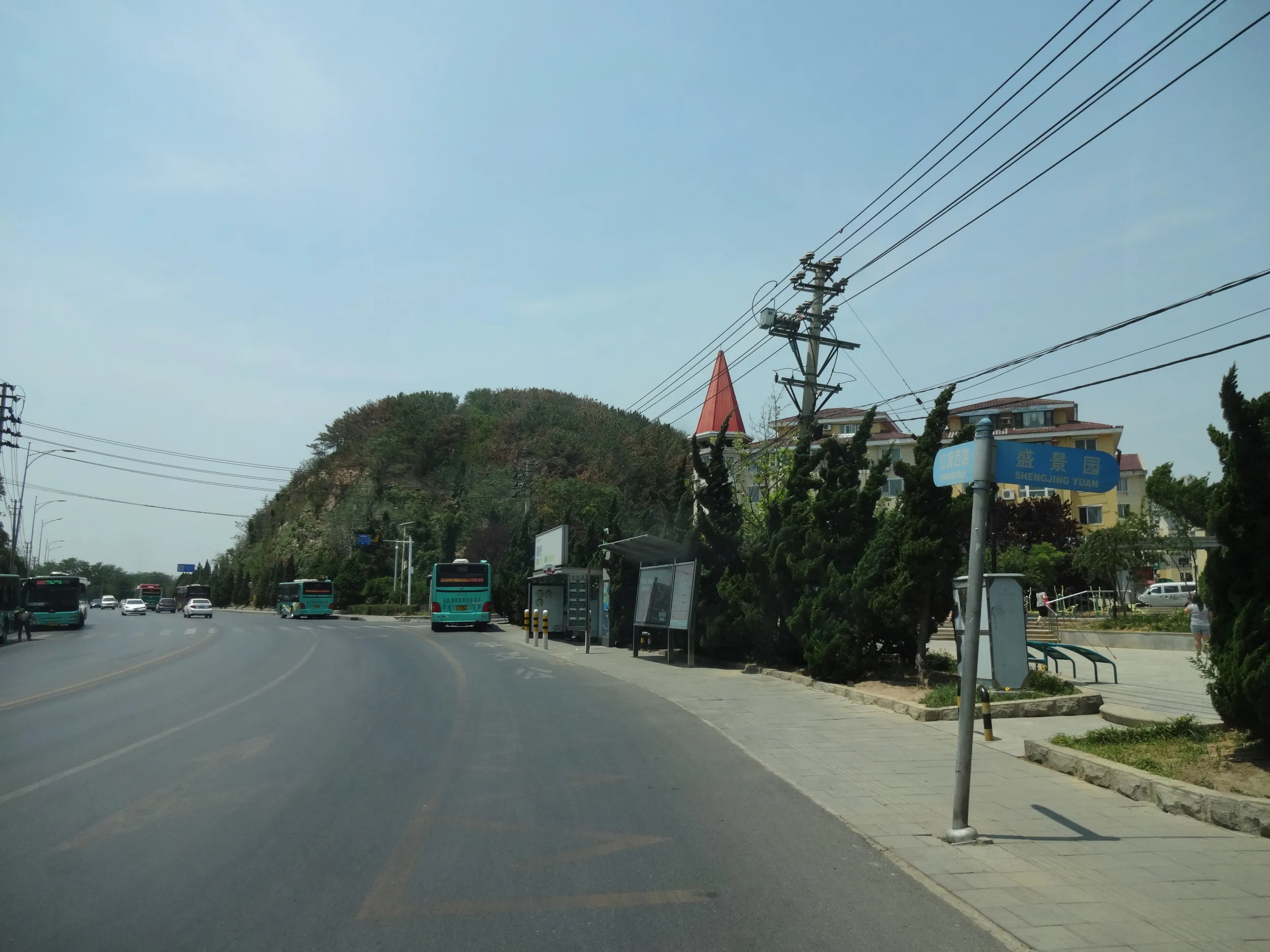 目的地に近づく