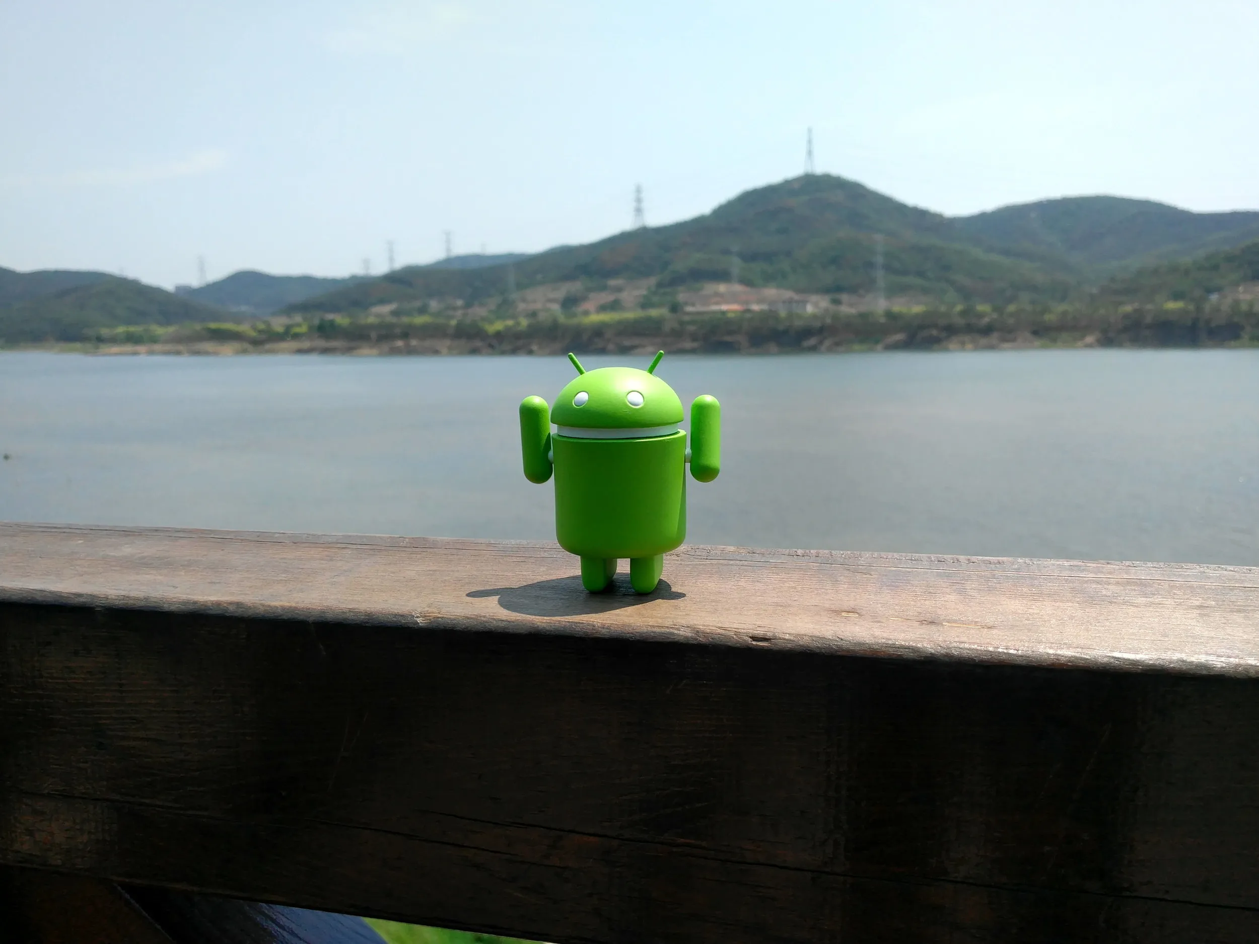 ドロイド君が記念撮影