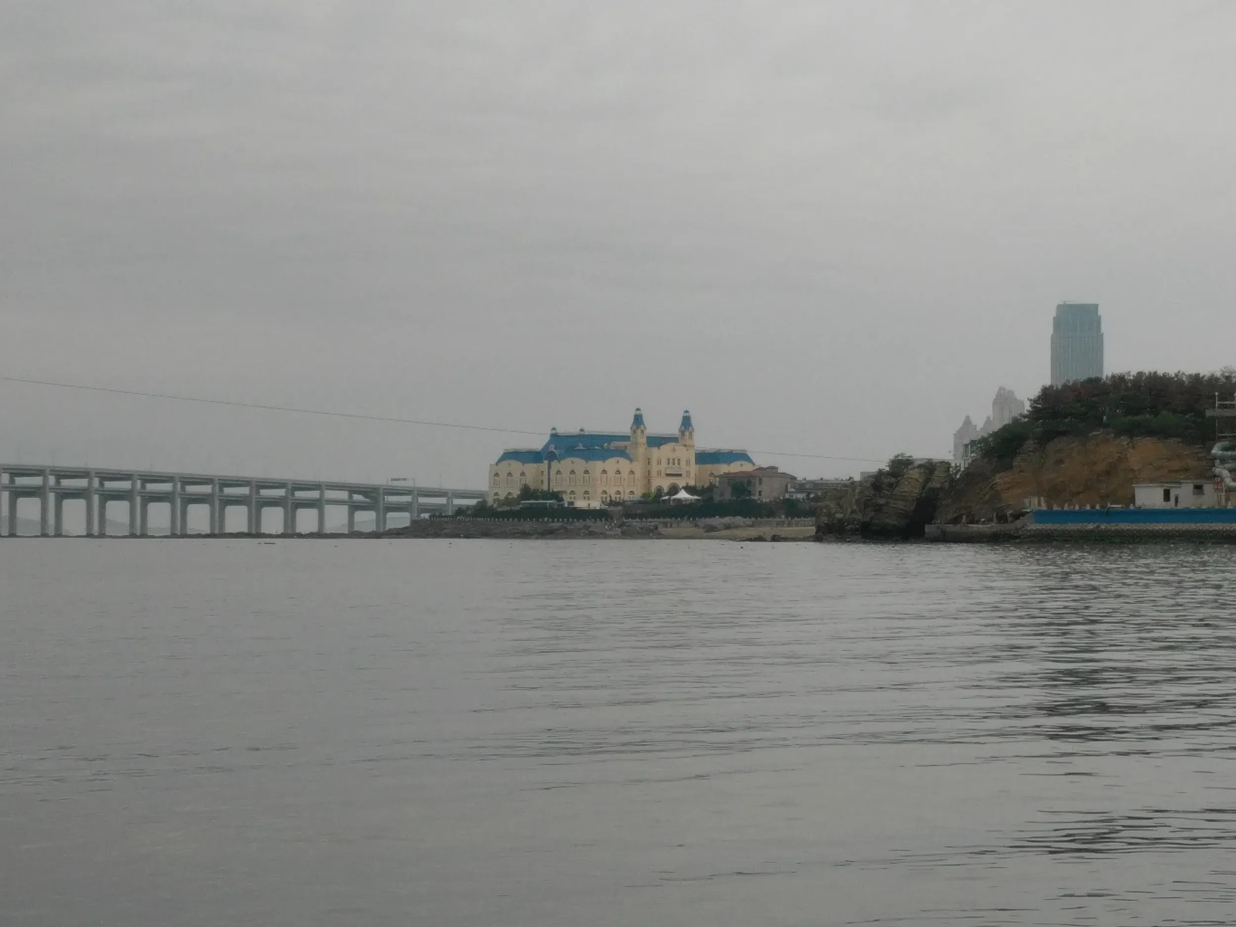 星海公園の海岸風景