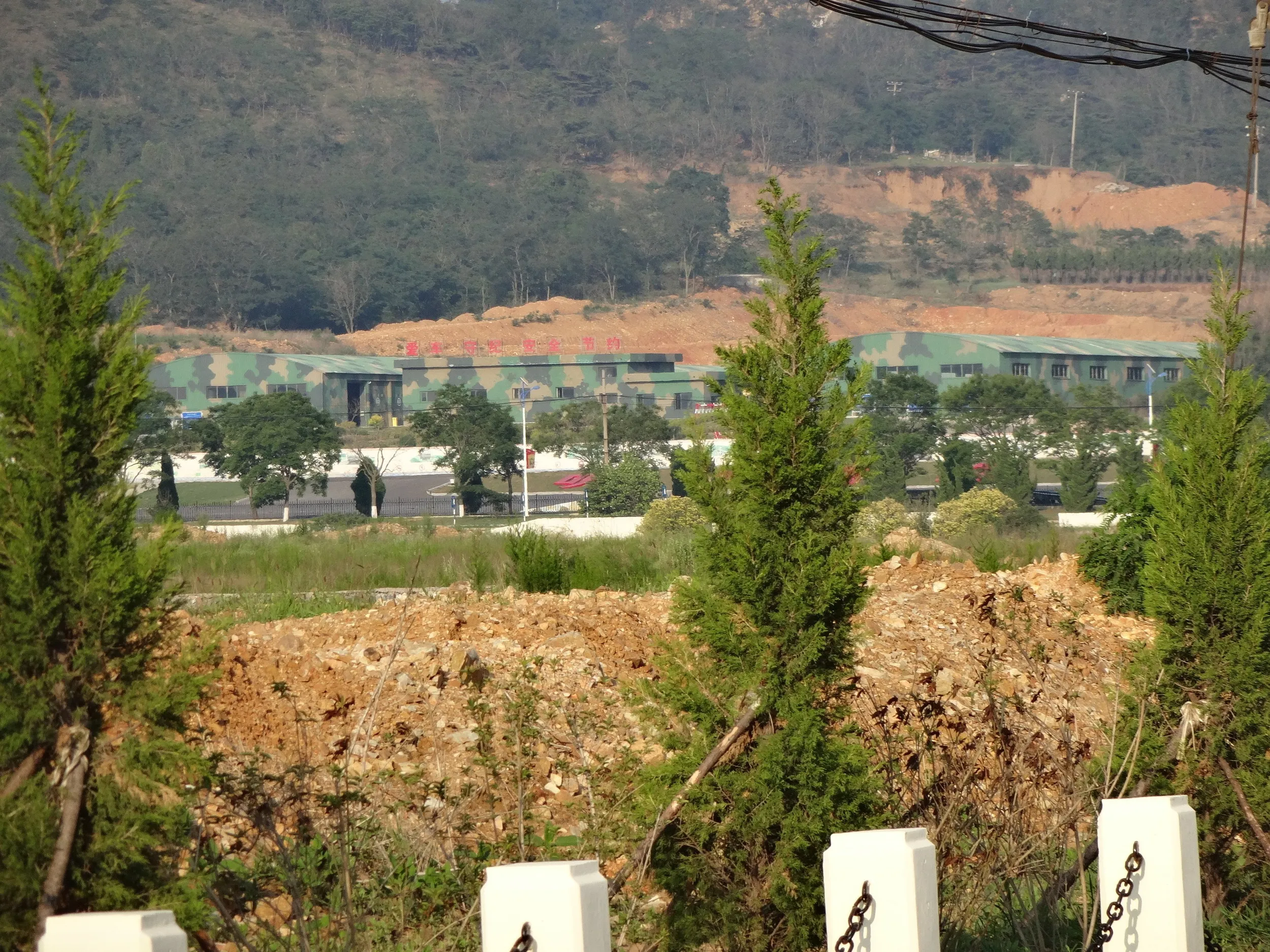 西鶏冠山付近の風景