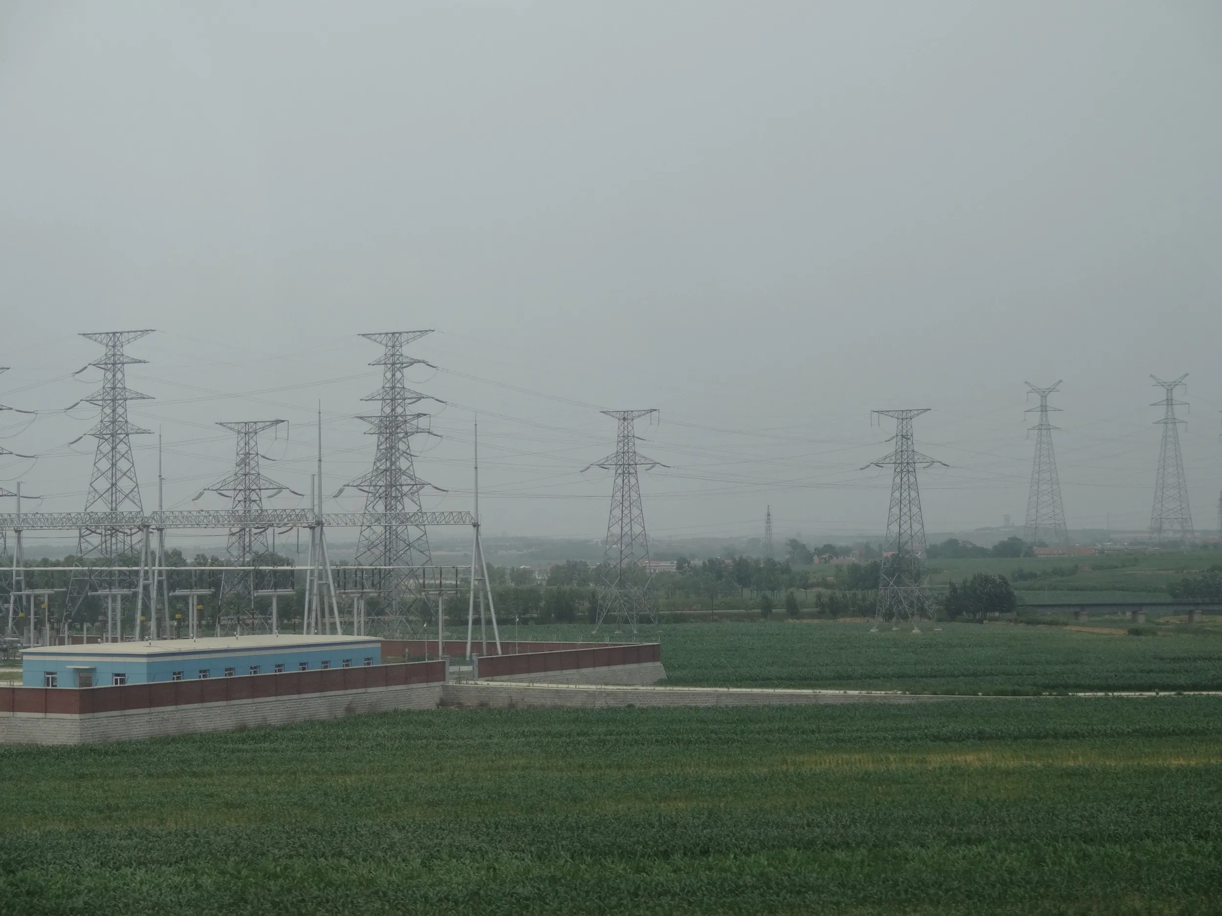のどかな車窓風景