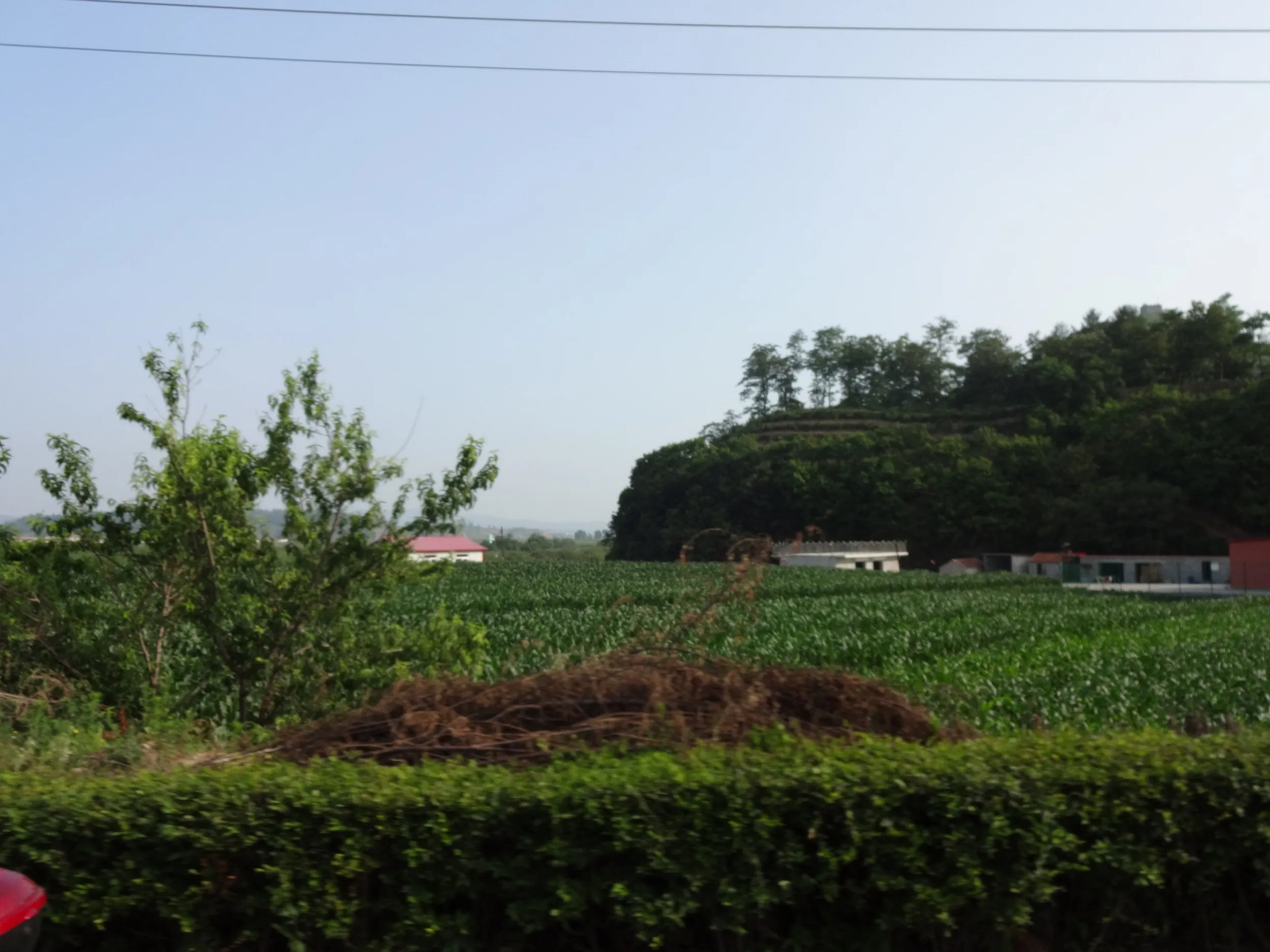 虎山長城周辺の風景