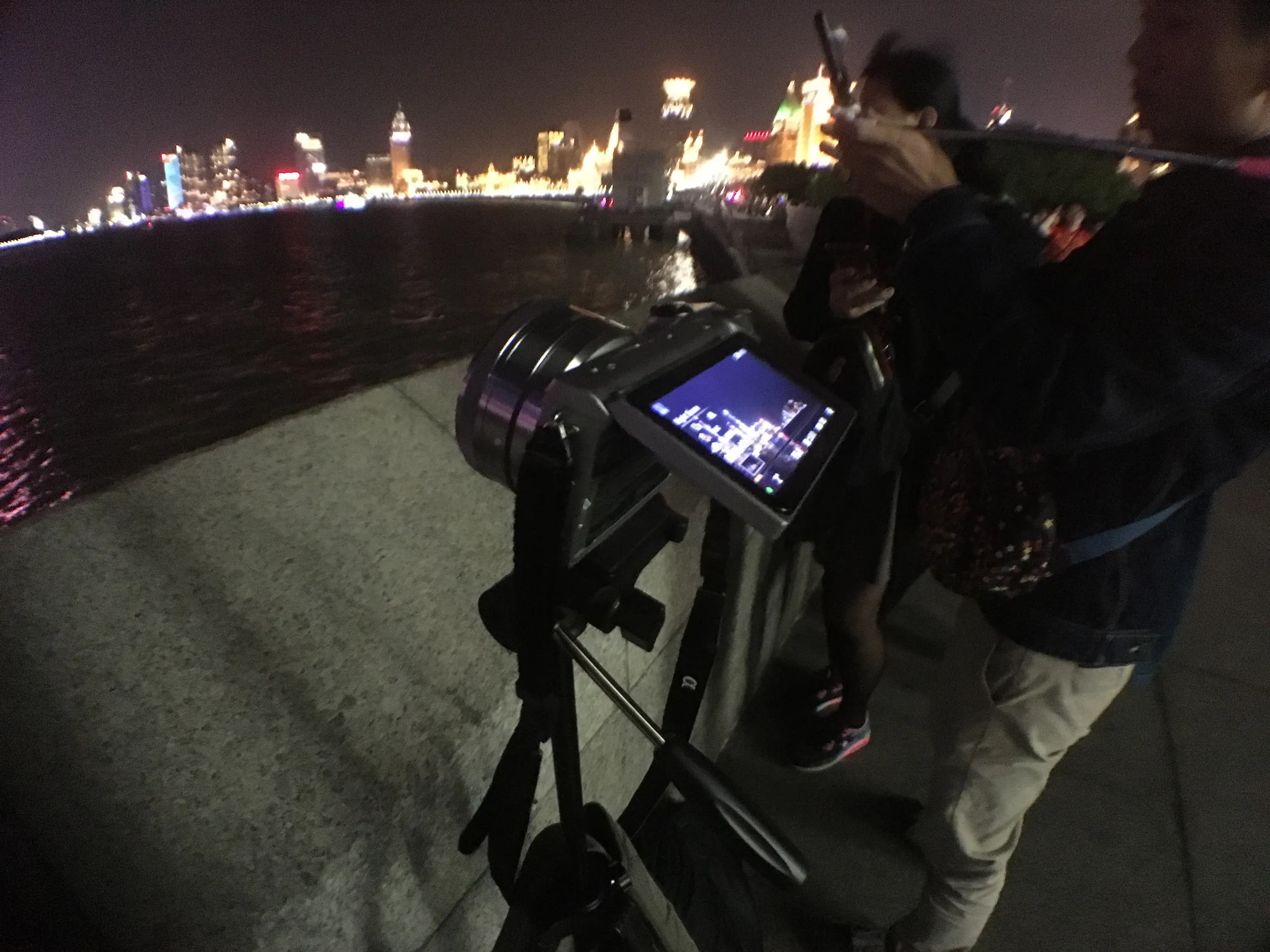 タイムラプス撮影の様子