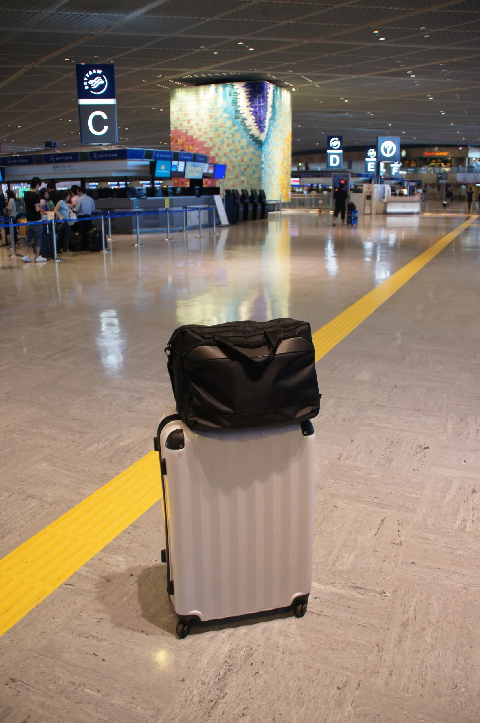 成田空港のロビー
