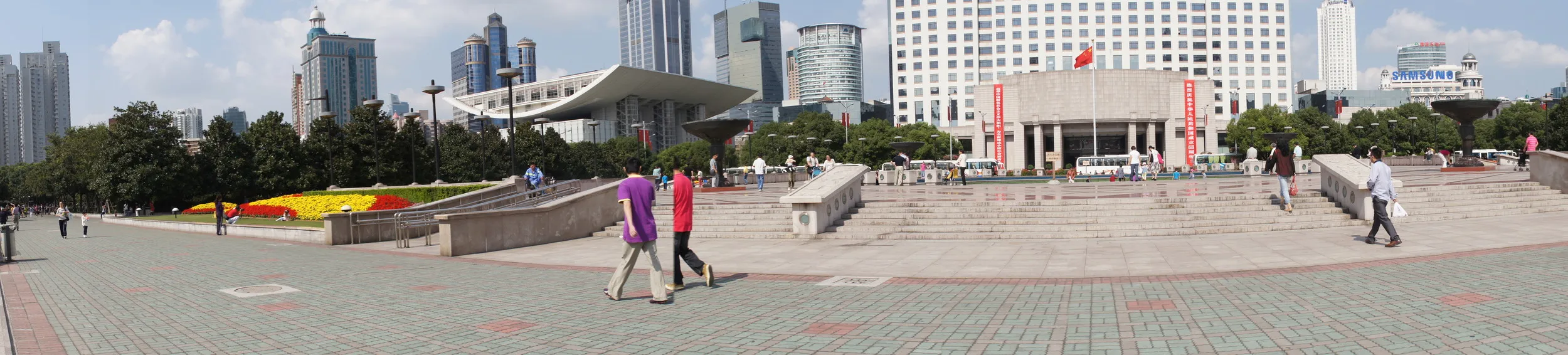 人民広場 パノラマ撮影