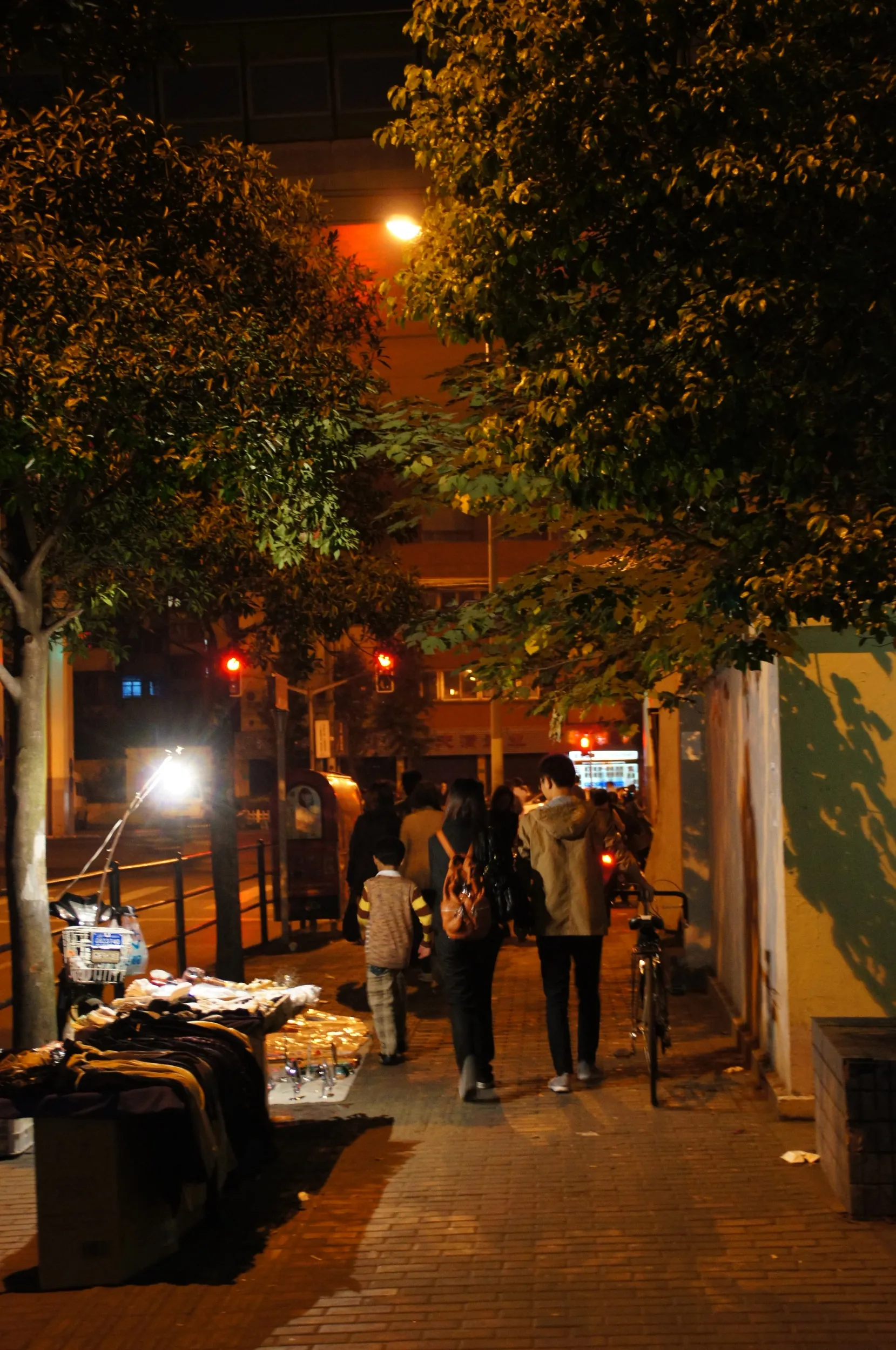 中山北路周辺の夜景