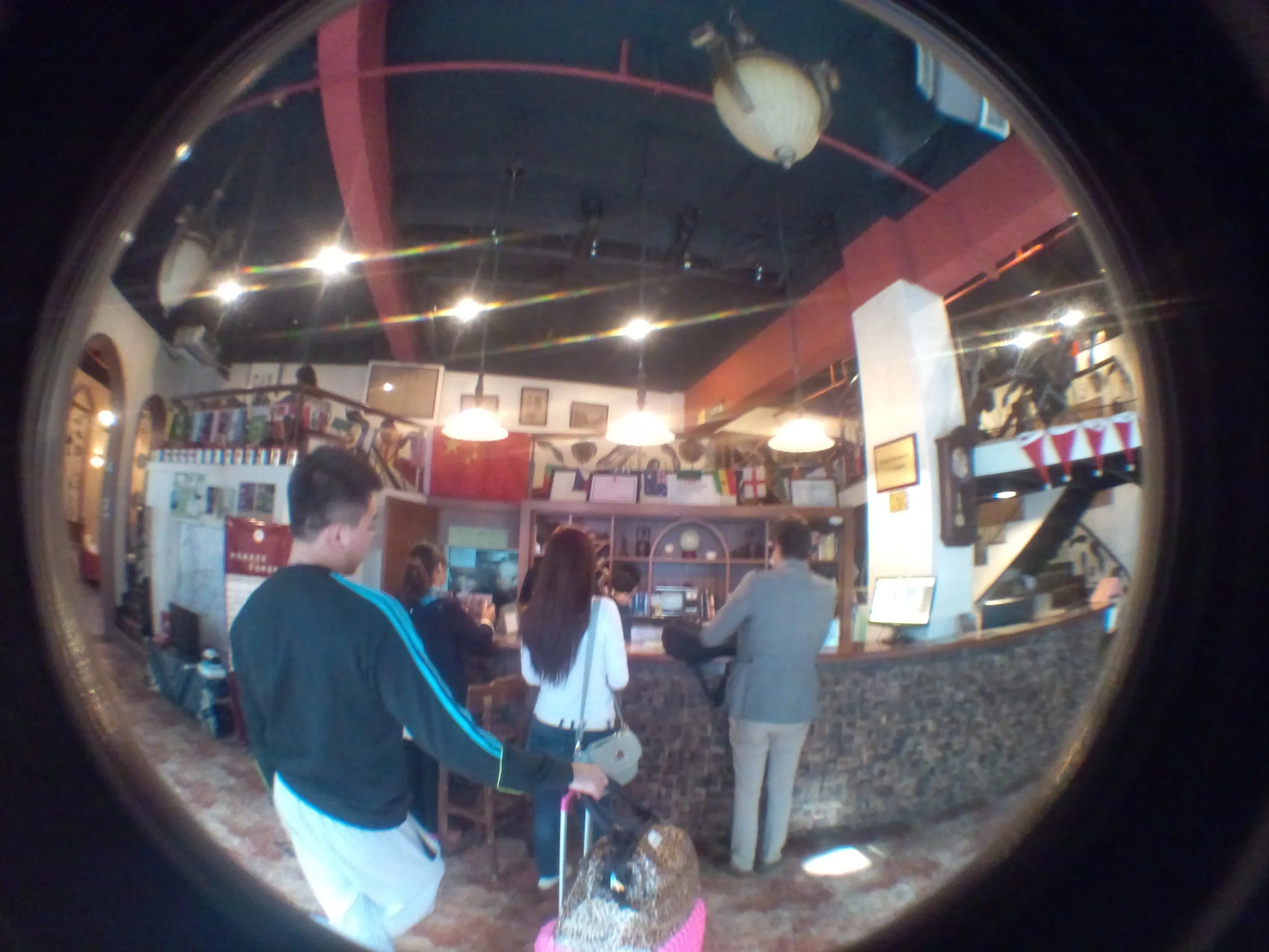 上海蘇州河畔国際青年旅舎の受付