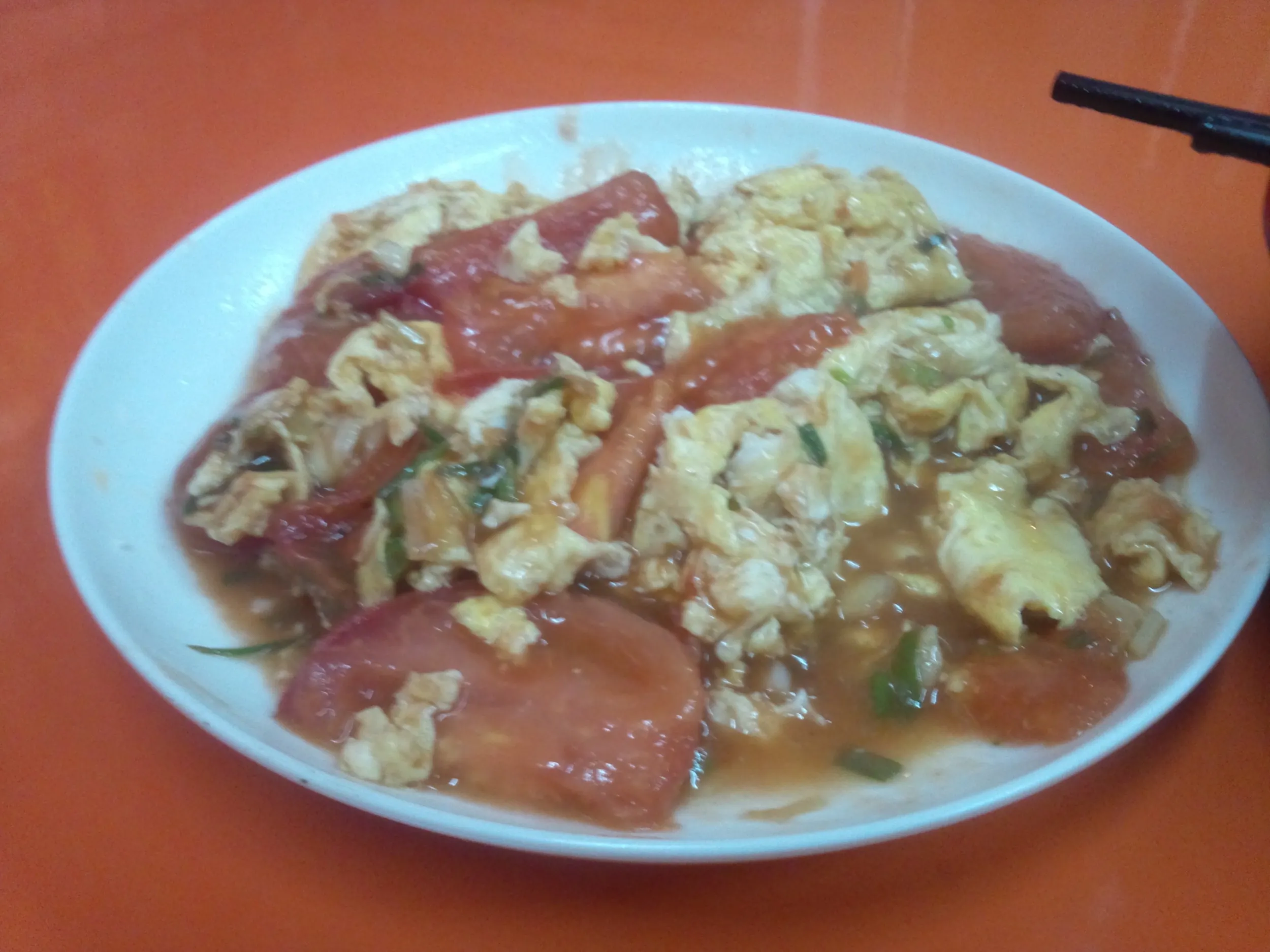 トマトと卵の炒め物