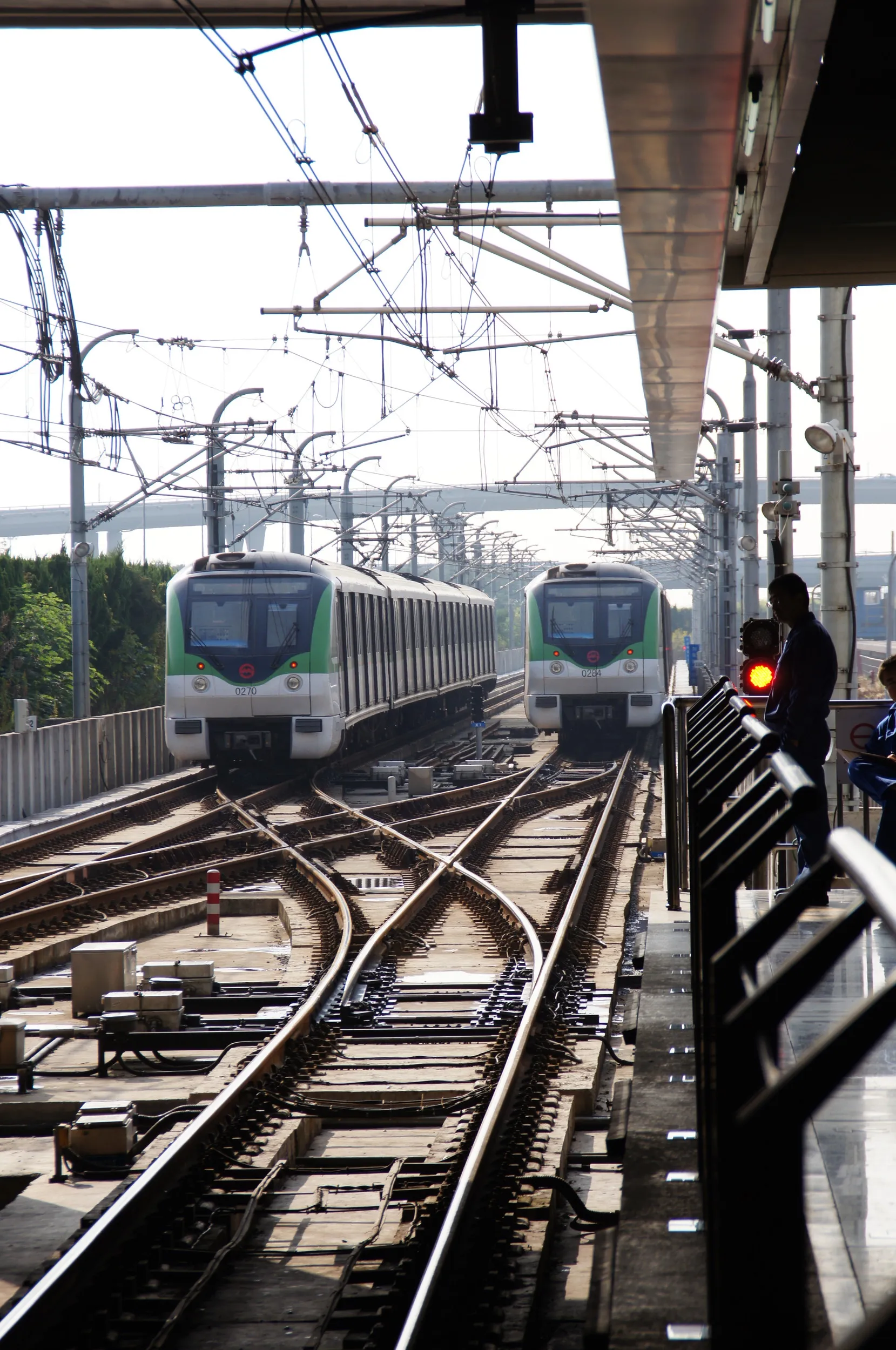 地下鉄2号線の上海浦東国際空港駅