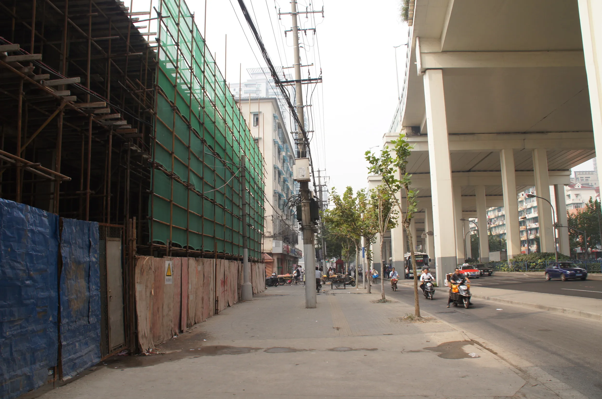 中山北路付近の路