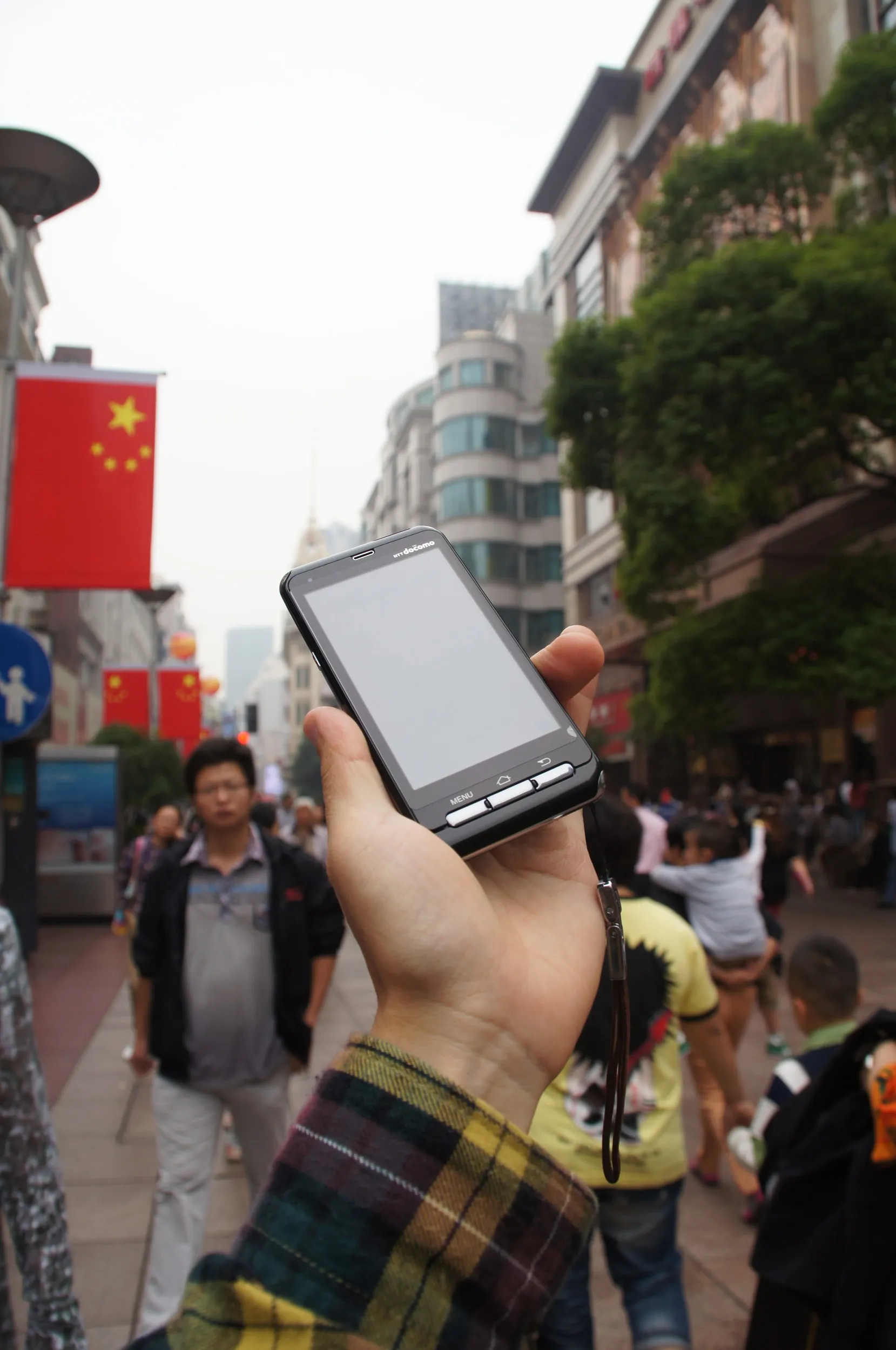 南京歩行街の風景