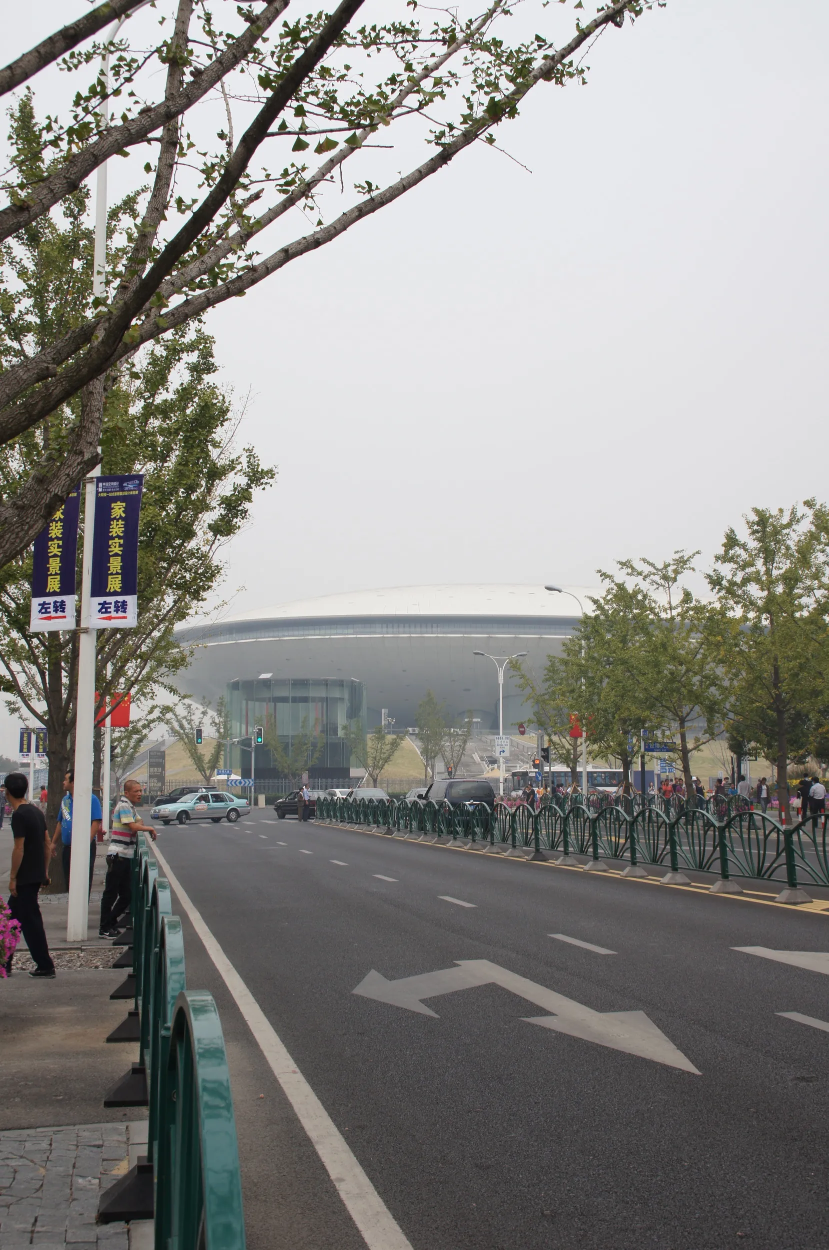 上南路と上海万博跡地