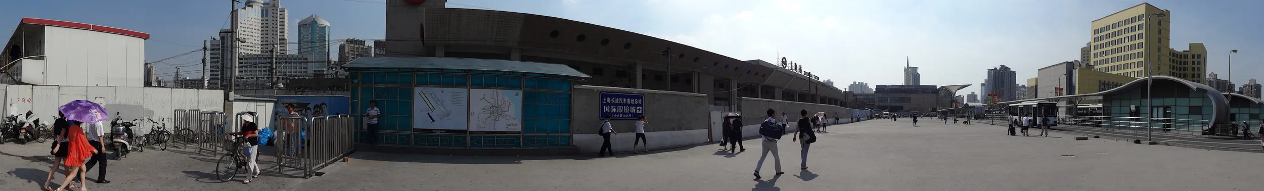 上海駅北口 パノラマ撮影