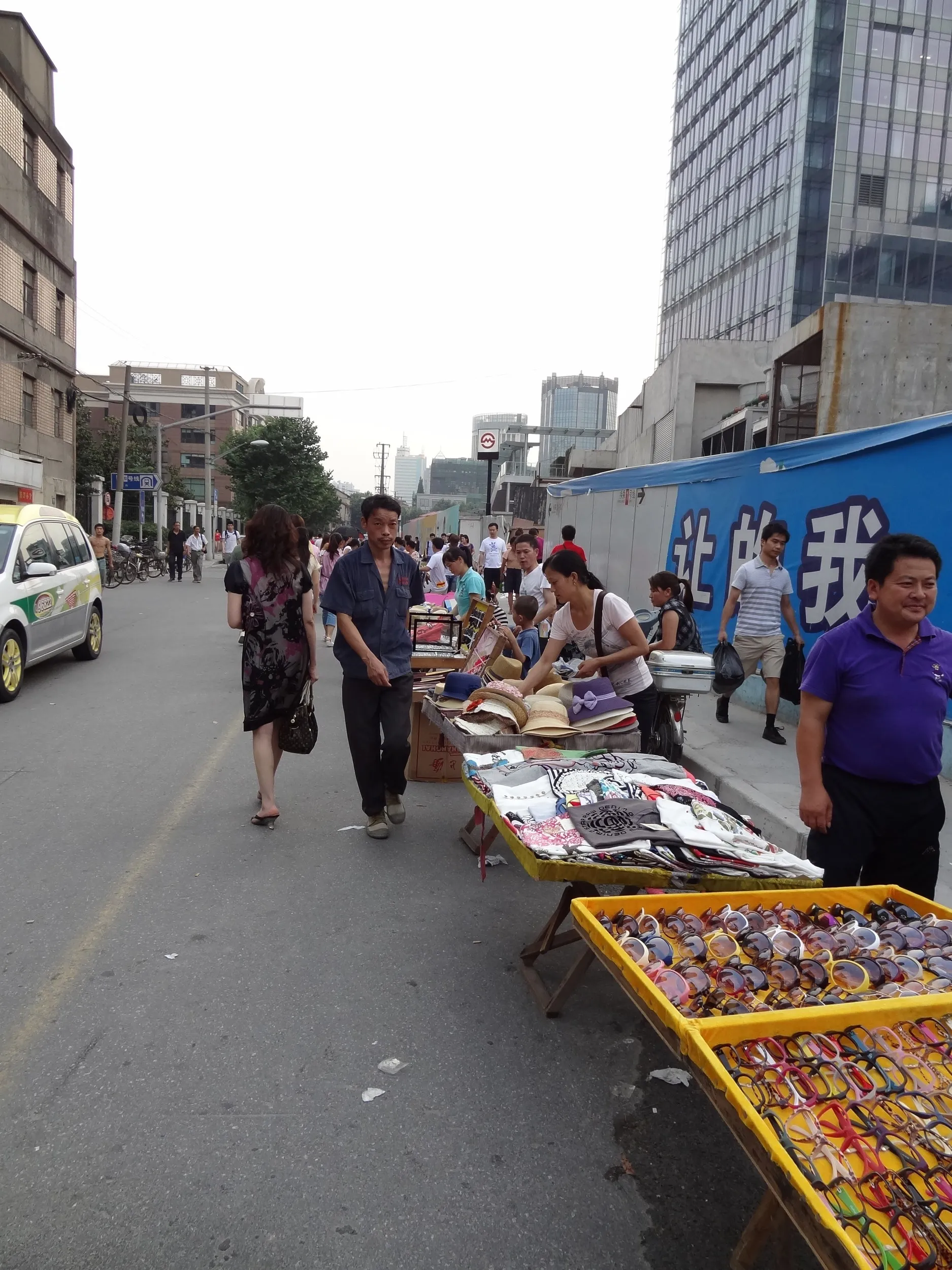 陜西南路付近の屋台