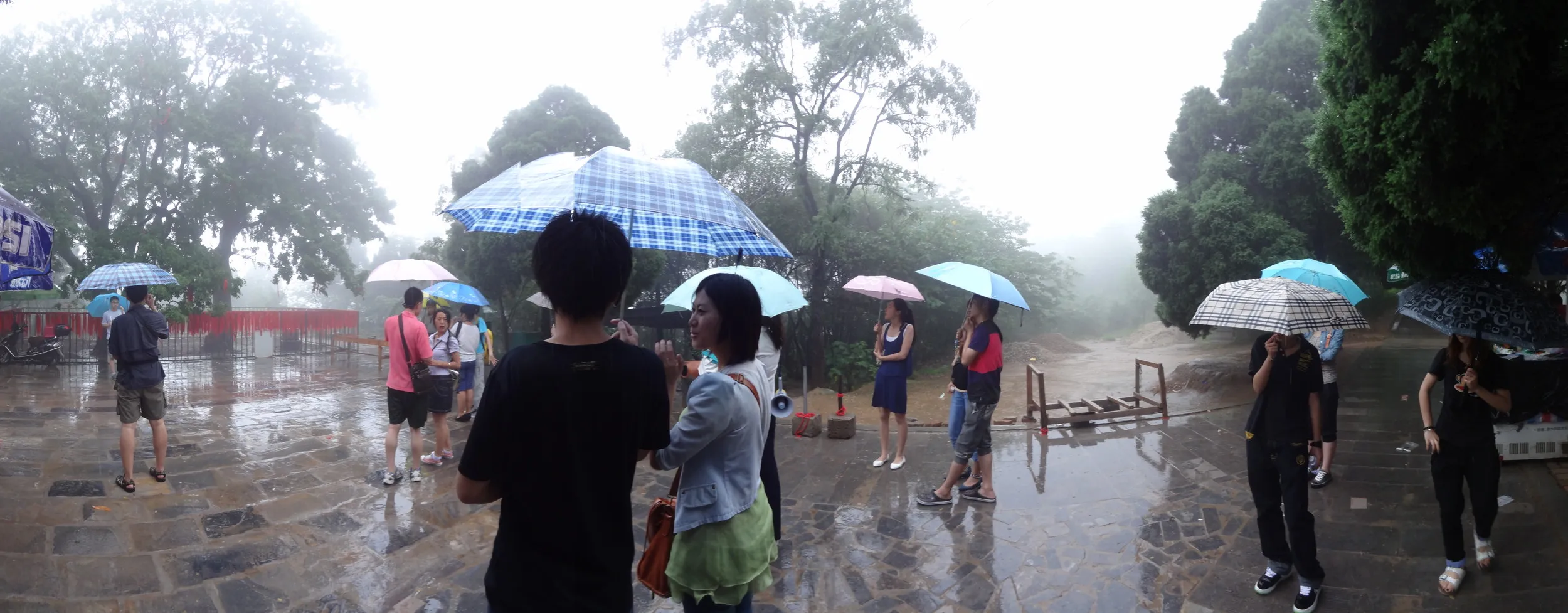 皂角树のパノラマ写真