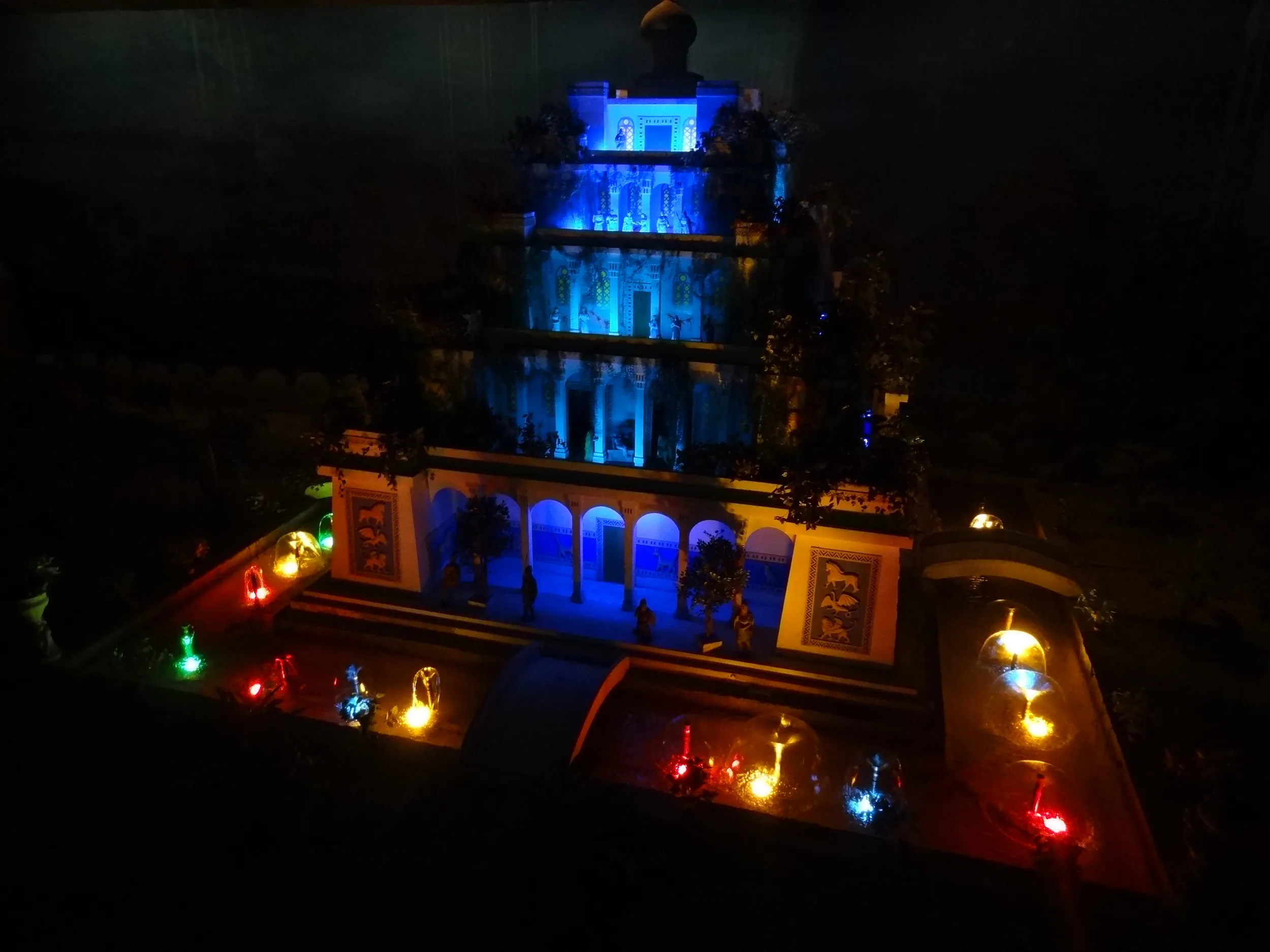 ローマ帝国の神殿模型