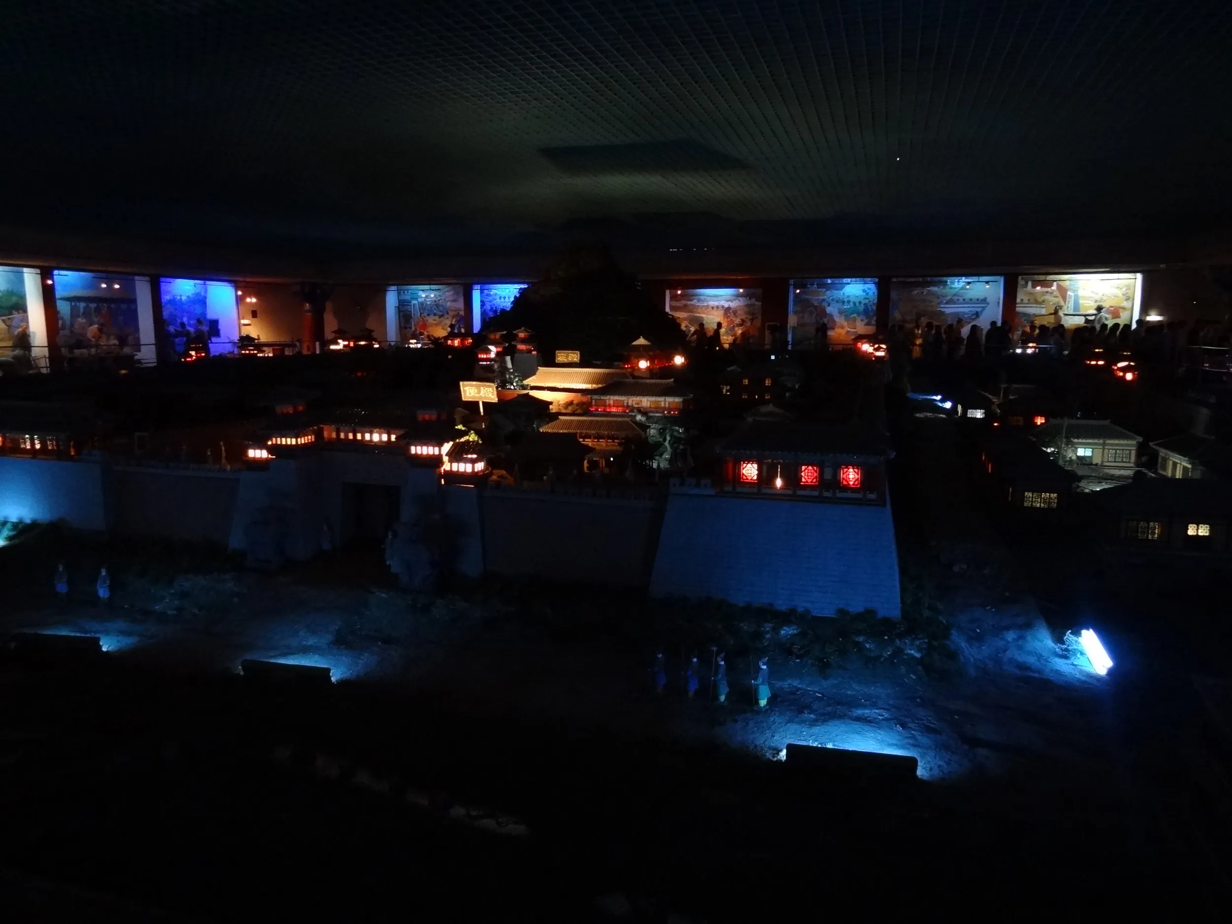 秦始皇帝陵の地下宮殿らしき模型