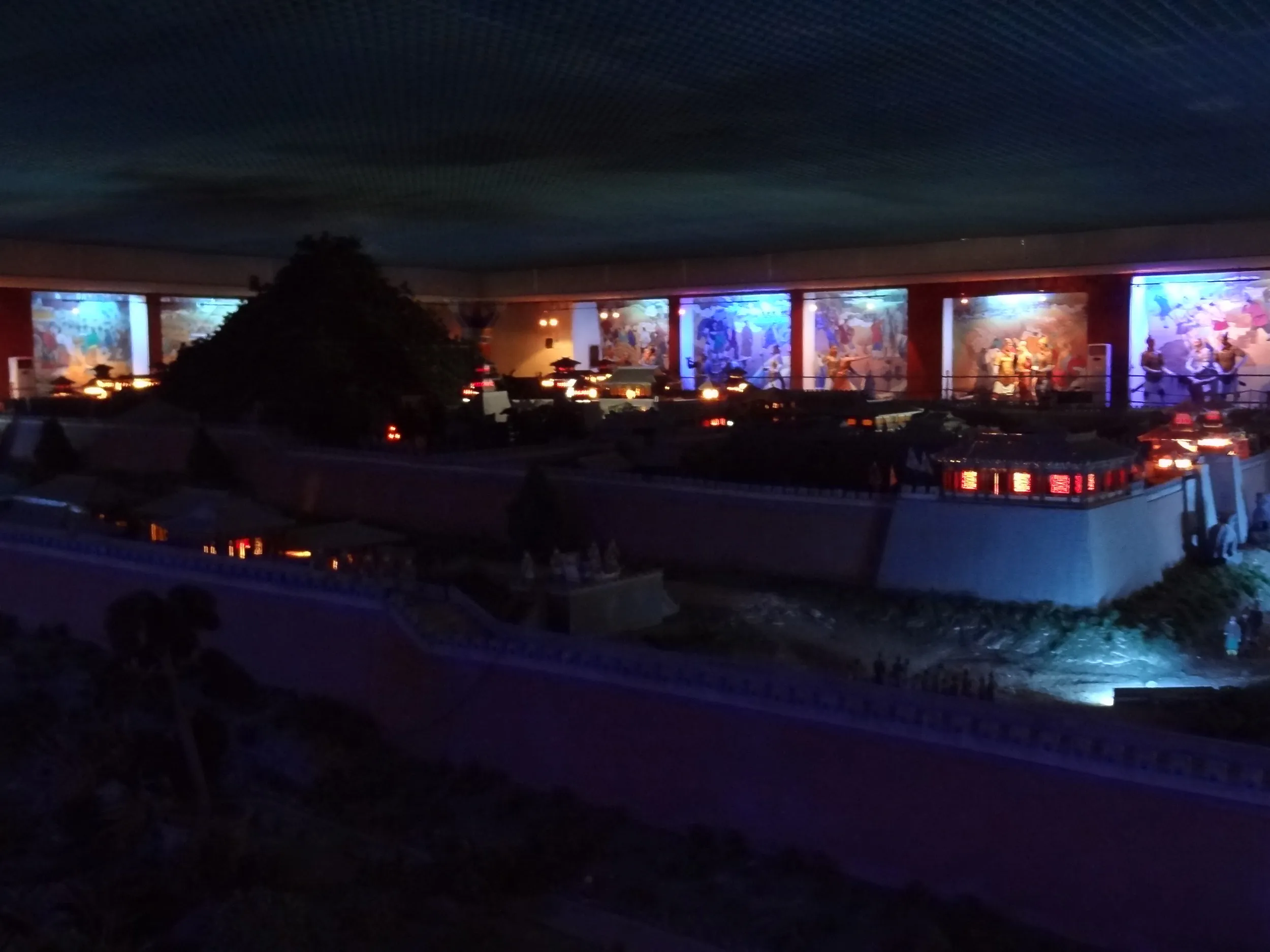 始皇帝陵地下宮殿のブース