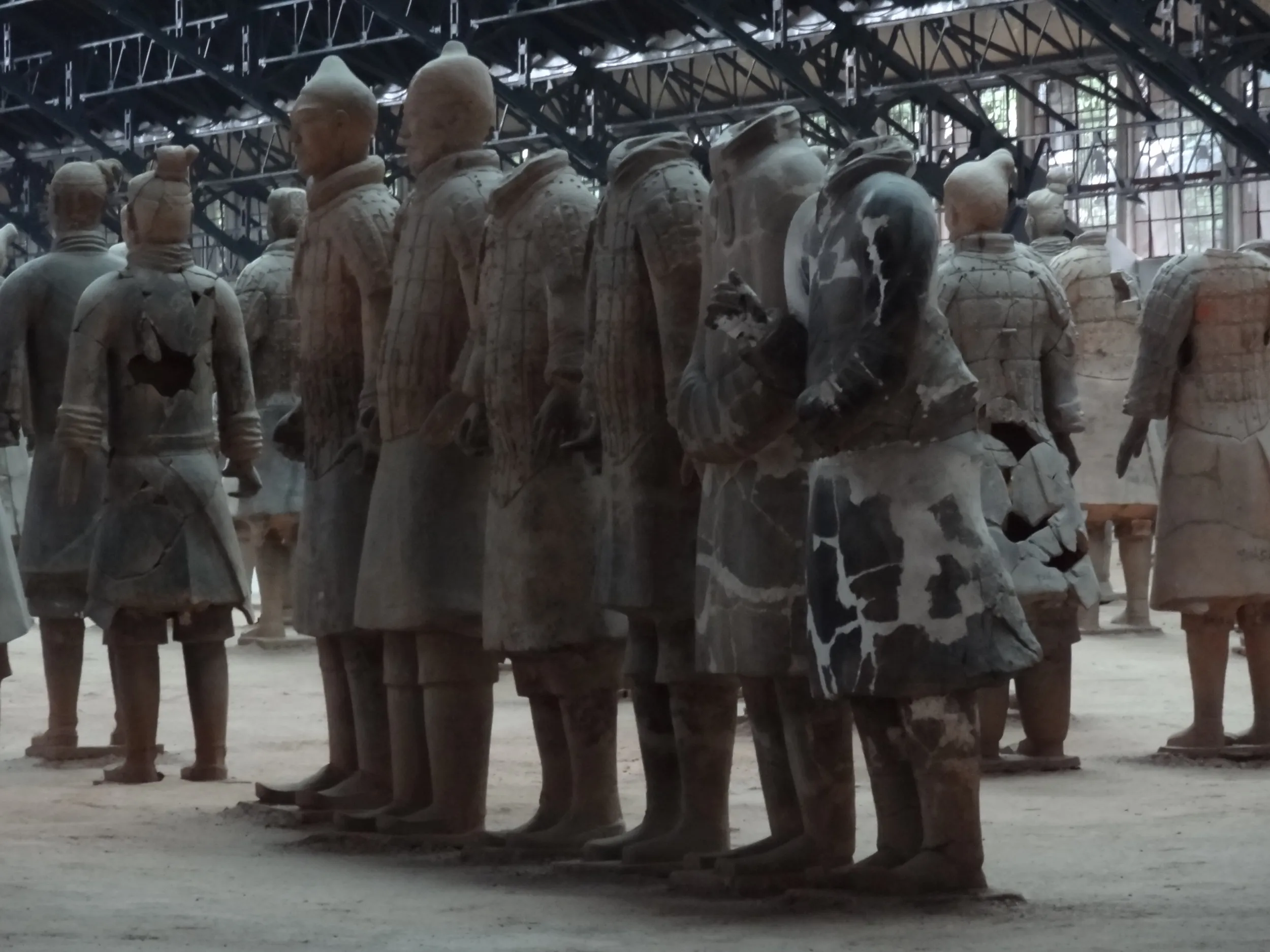 一号抗の兵馬俑