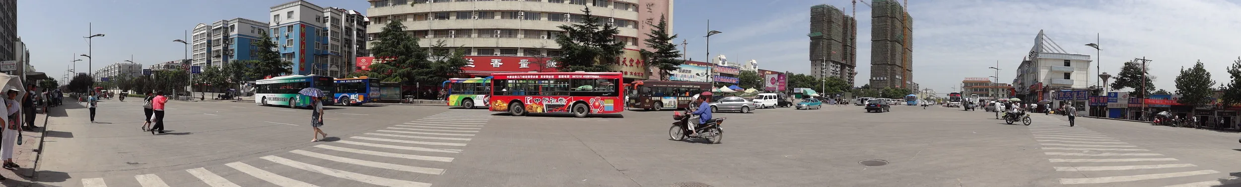 三門峡駅前パノラマ写真