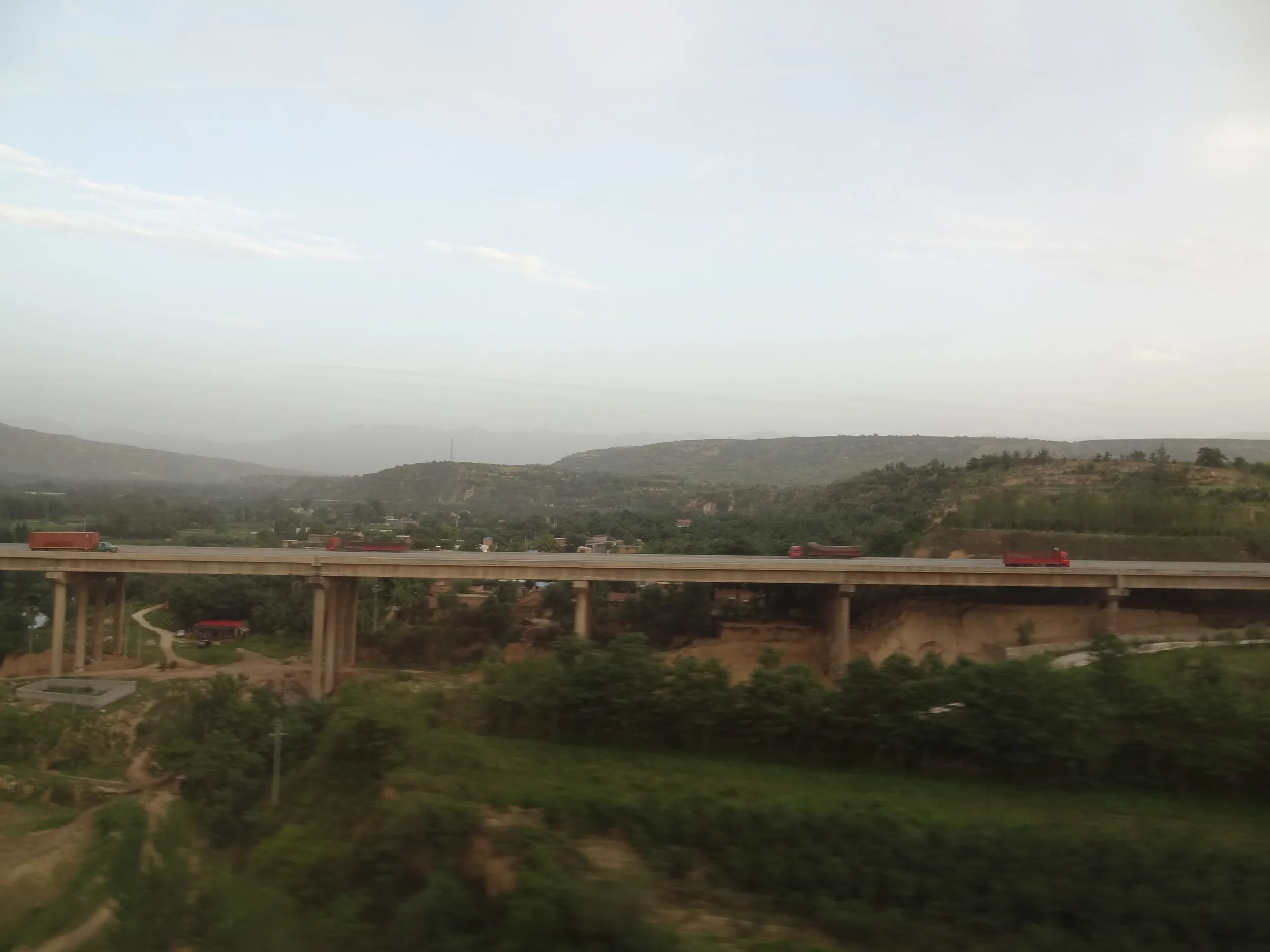 帰りの車窓風景