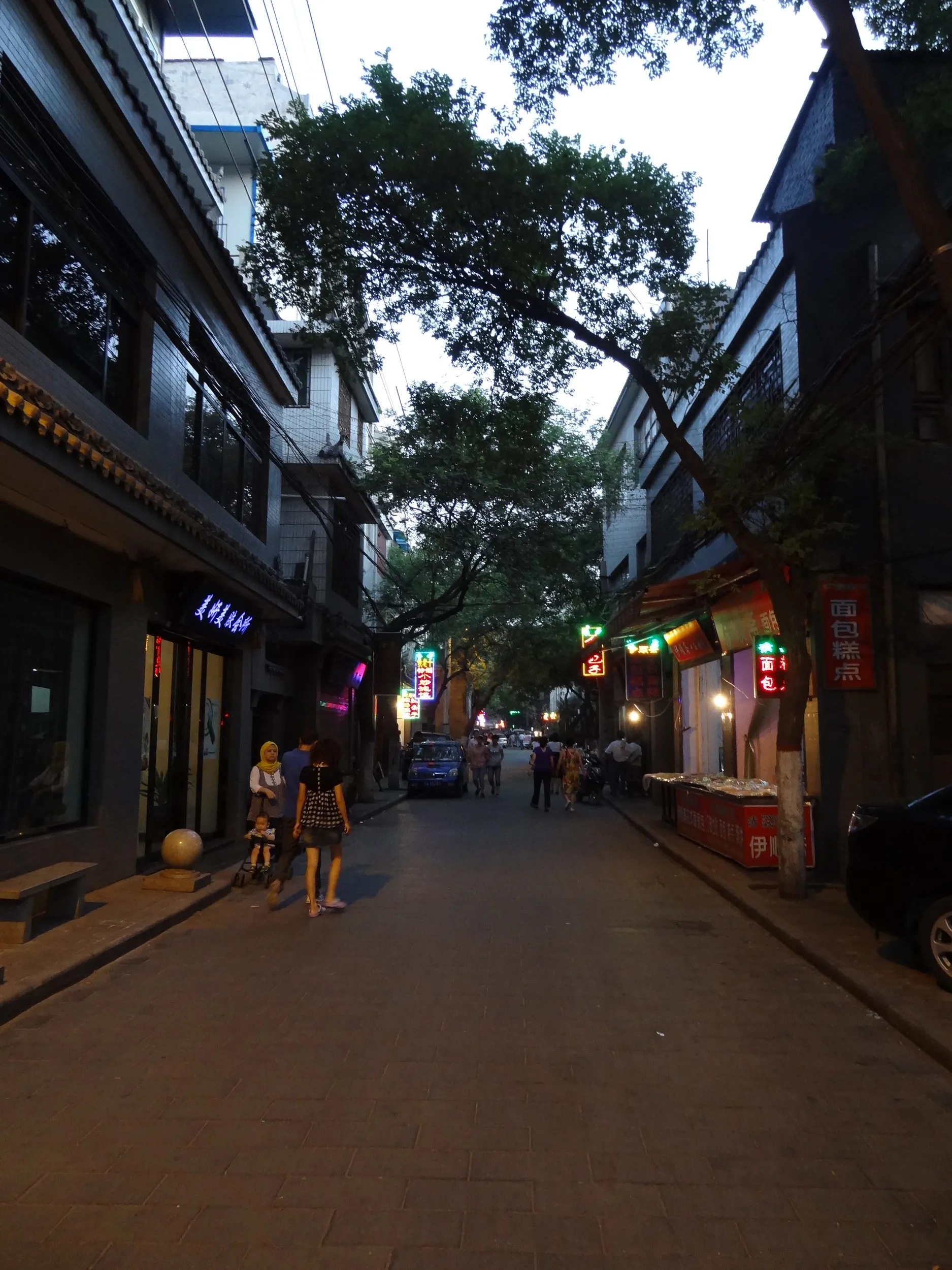 回民一条街の路地