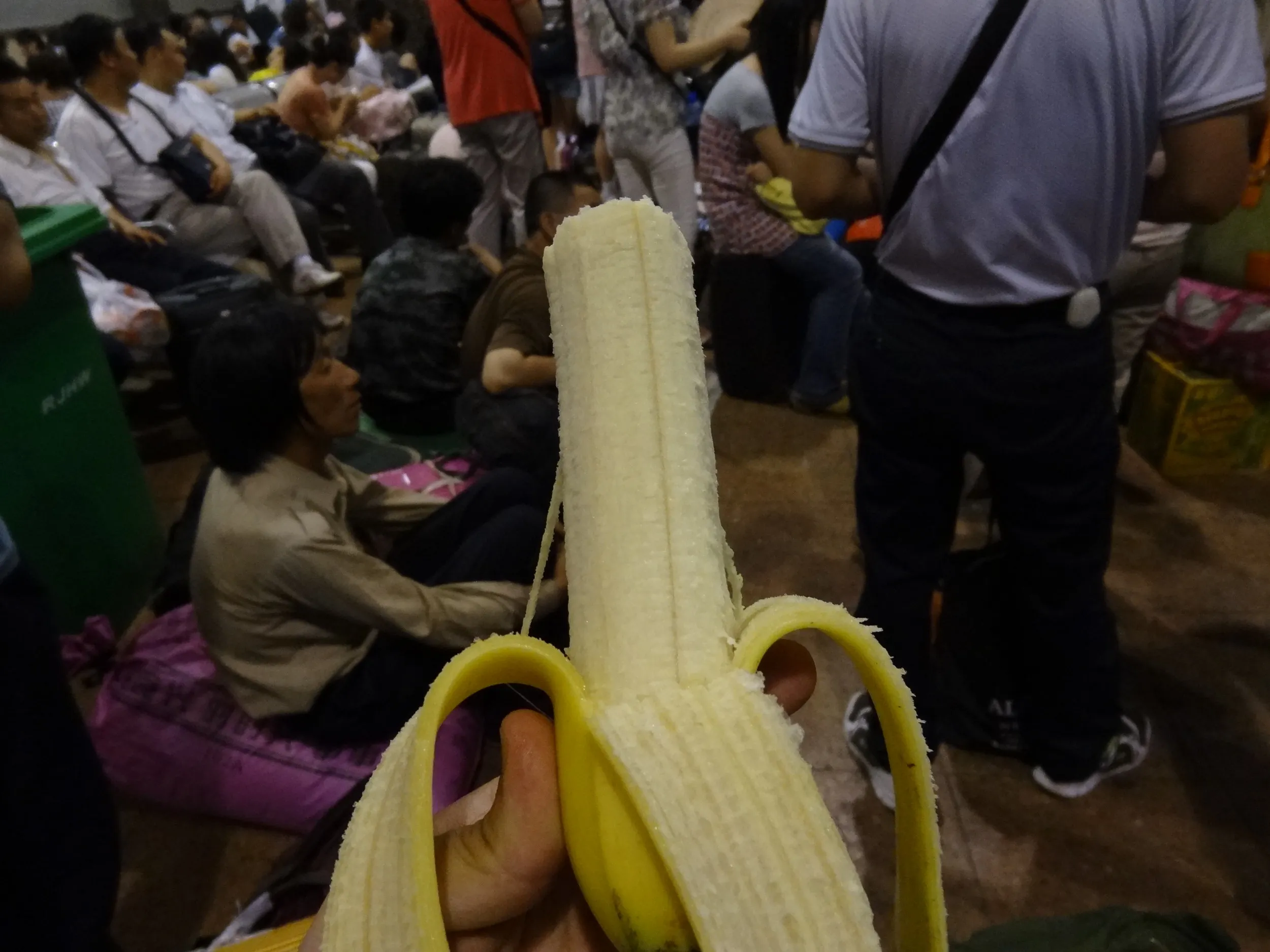 購入したバナナ