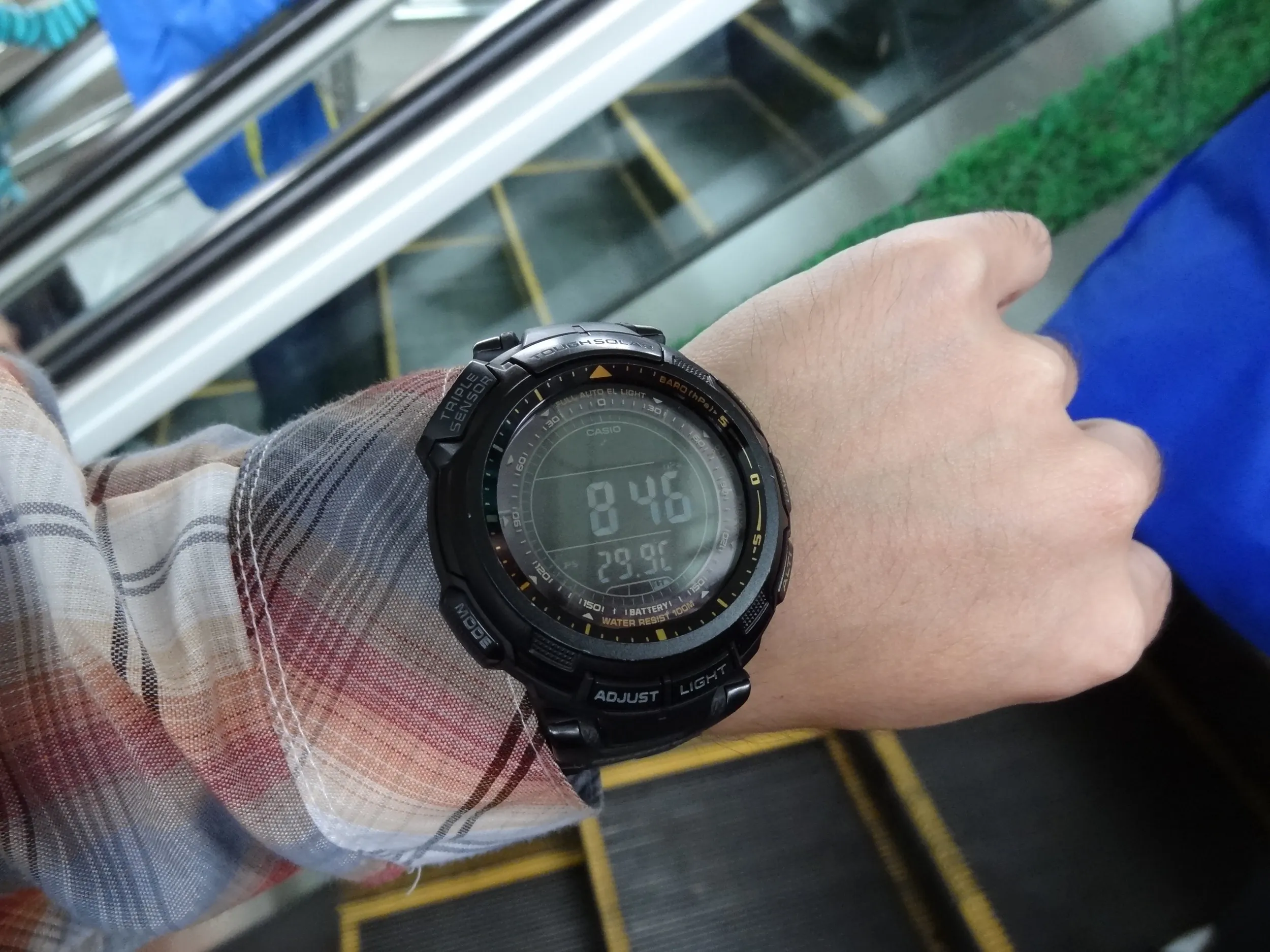 PROTREKで高度を測る