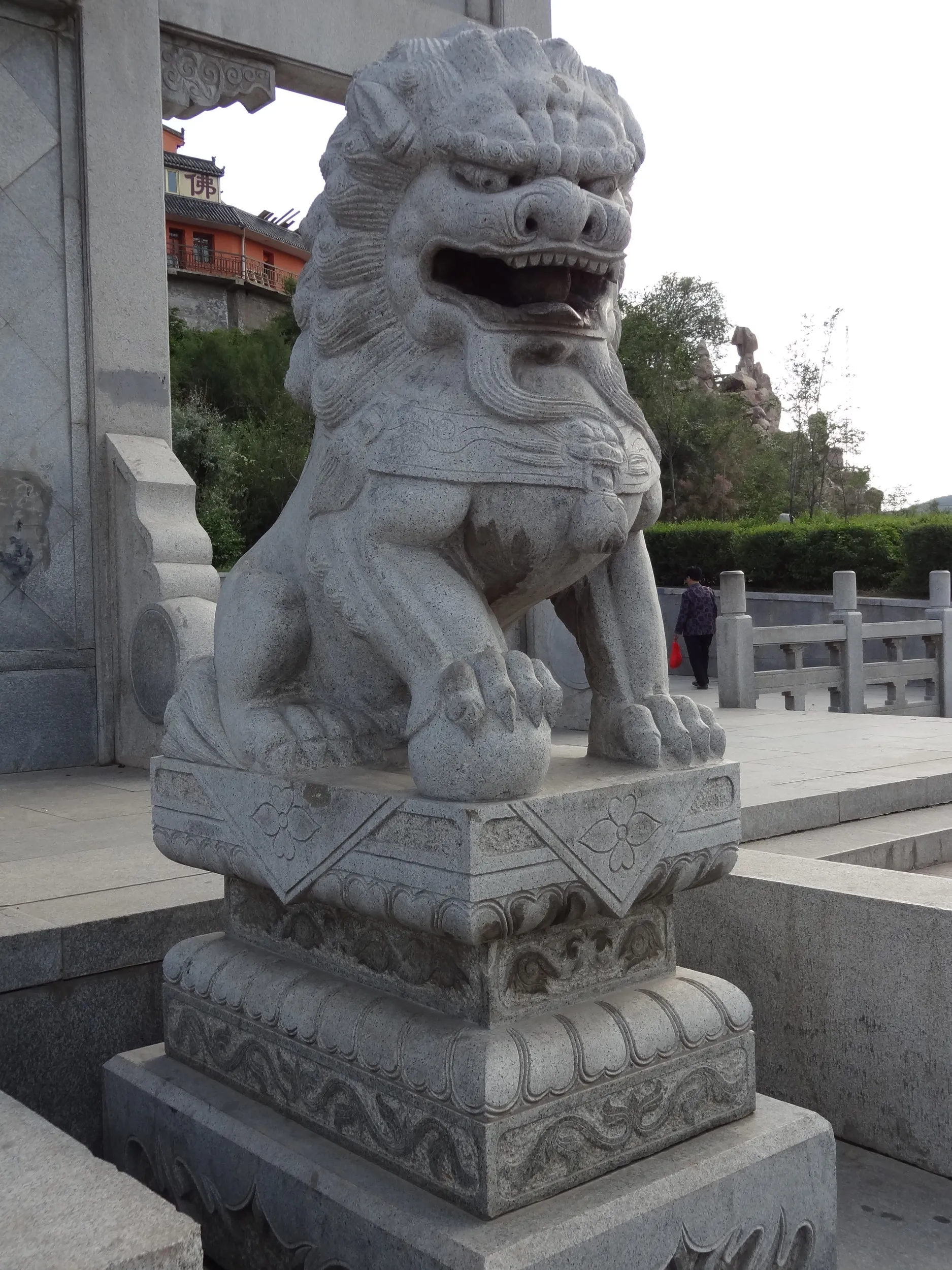 丁香園のシーサー