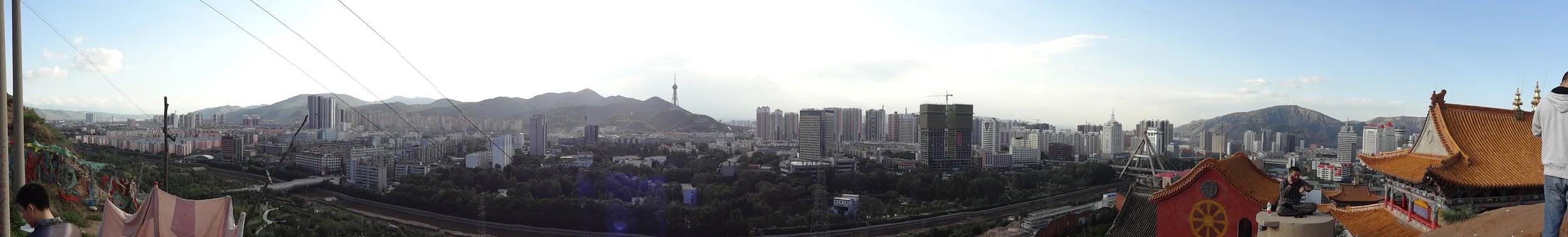 南禅寺上からの西側のパノラマ写真