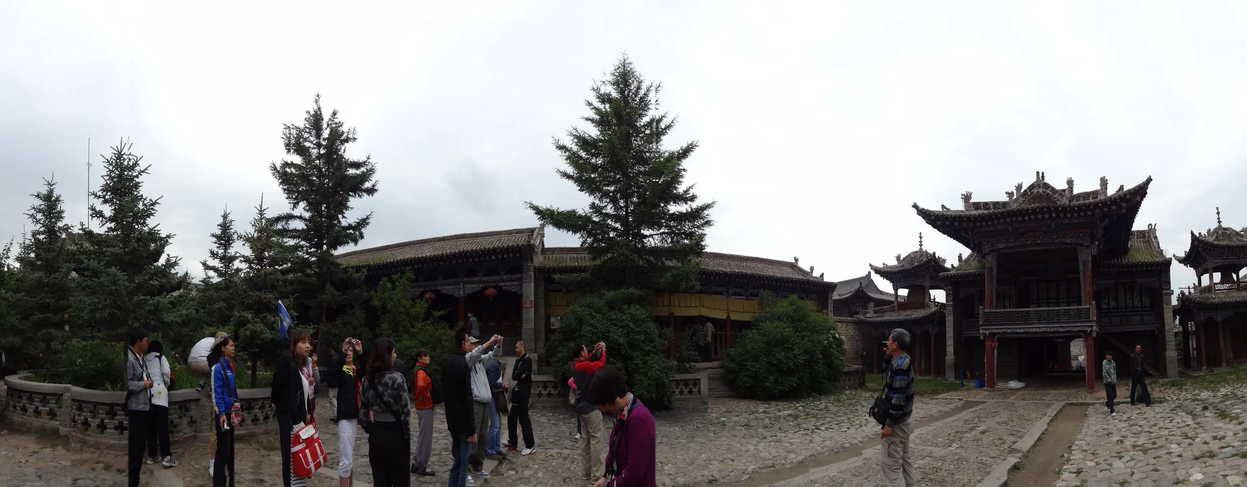 城内のパノラマ写真