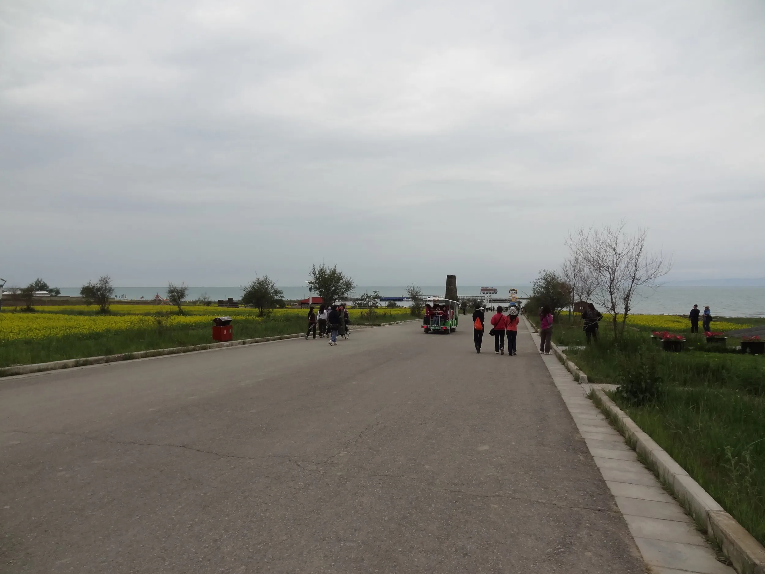 二郎剣景観区のサイクリングロード