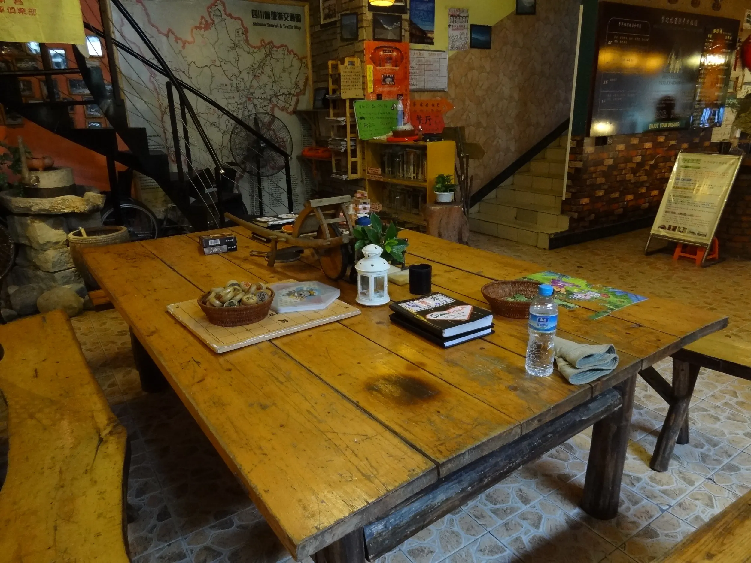 夢之旅国際青年旅舎のラウンジ