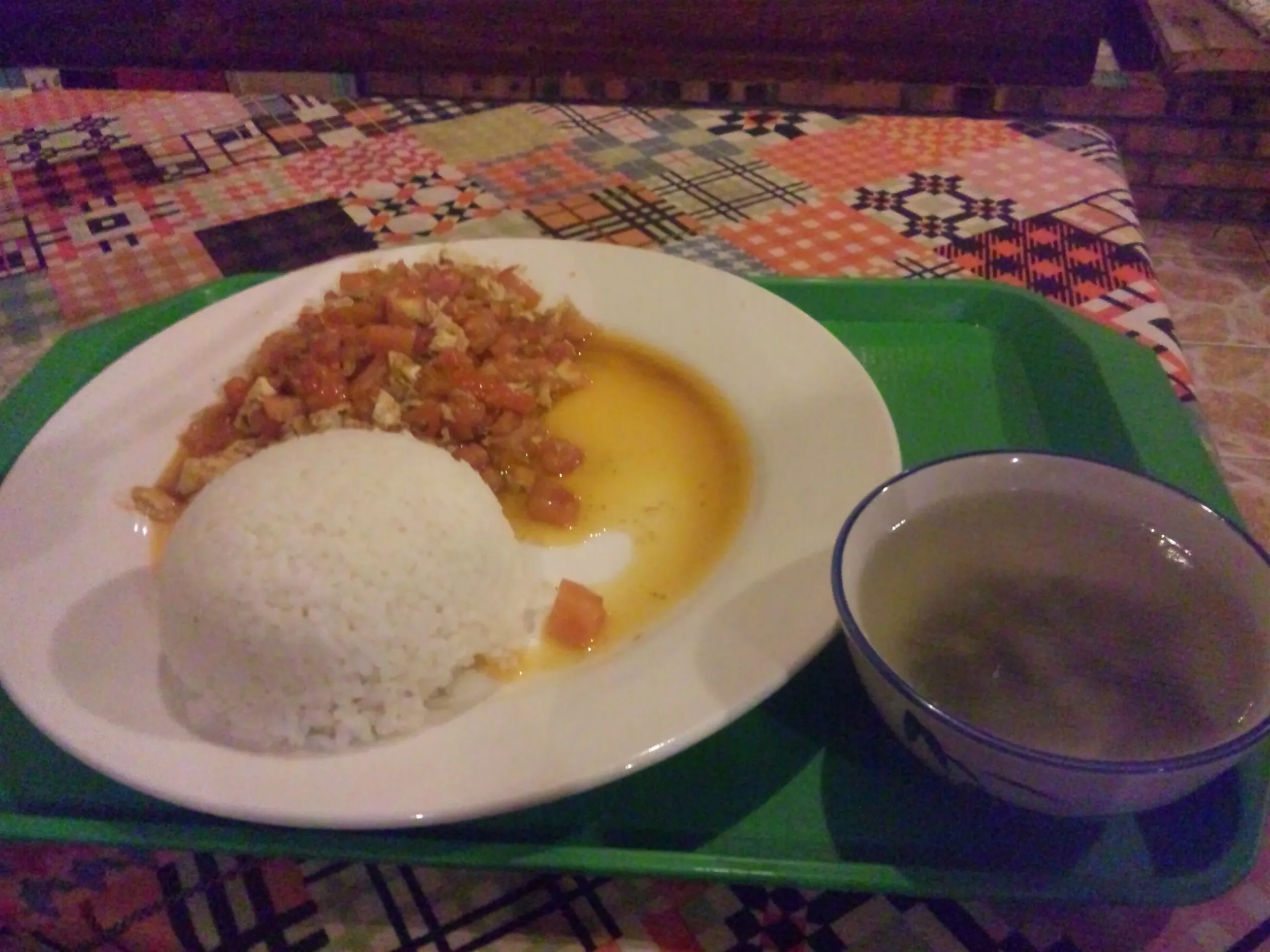 卵とトマト炒めのセット