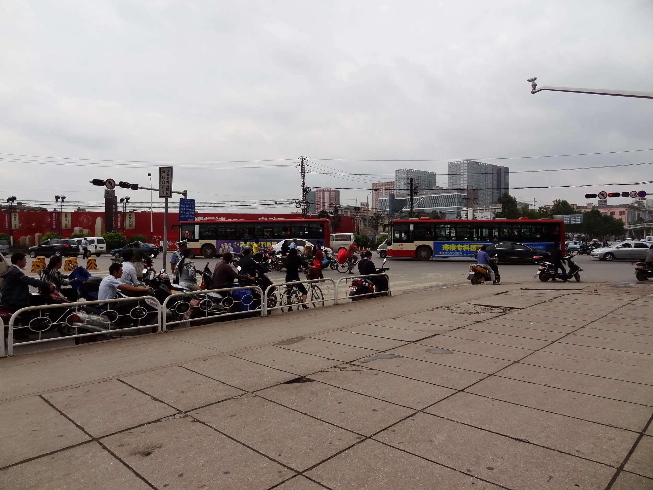 昆明市内の風景