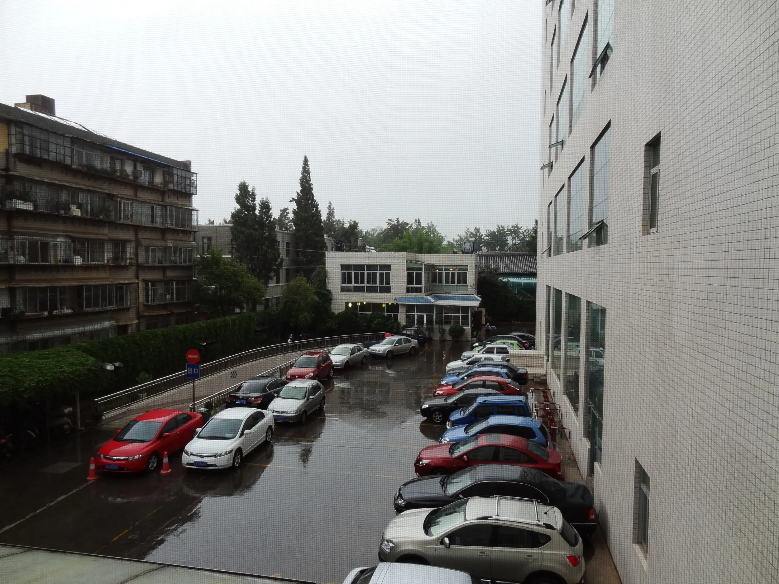 窓から見た風景