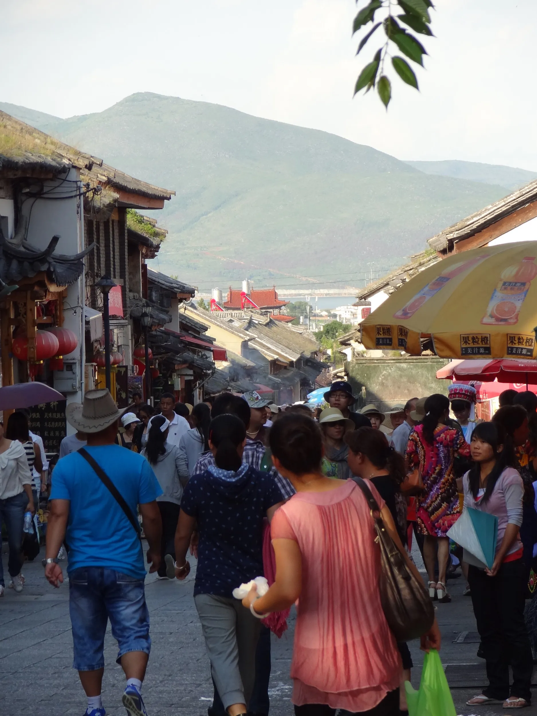 人民路の街並み