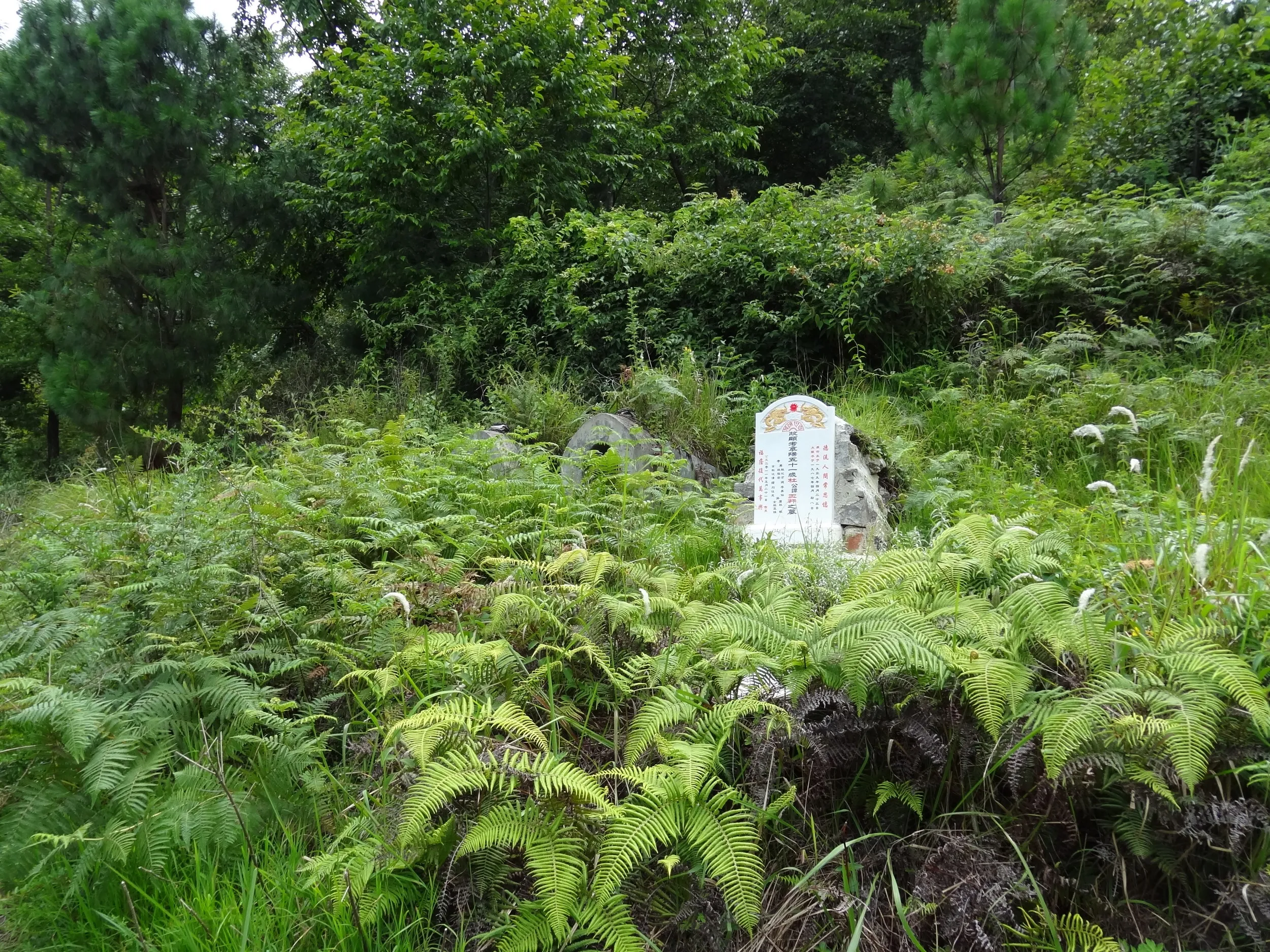 蒼山で見た少数民族のお墓