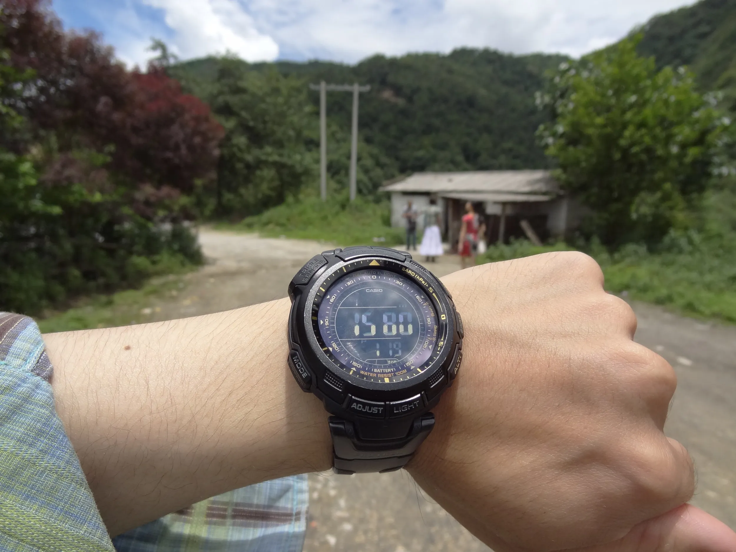 PROTREKで高度を計測