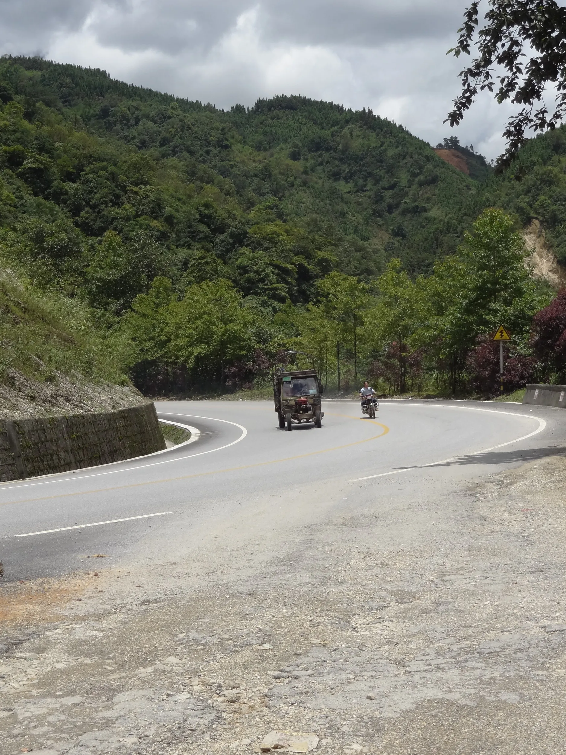 ドライブスルー周辺の風景