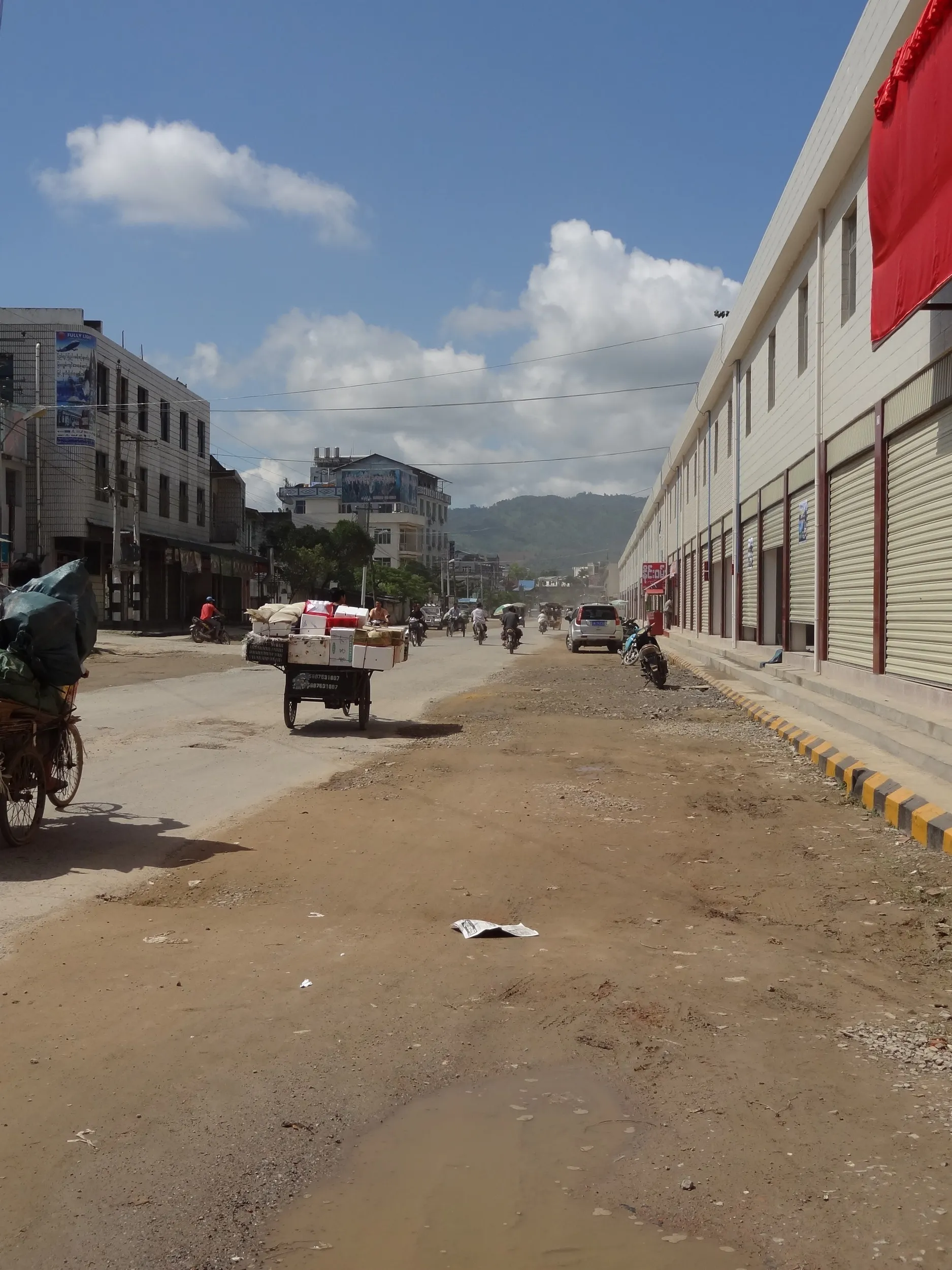 国道36号線の風景