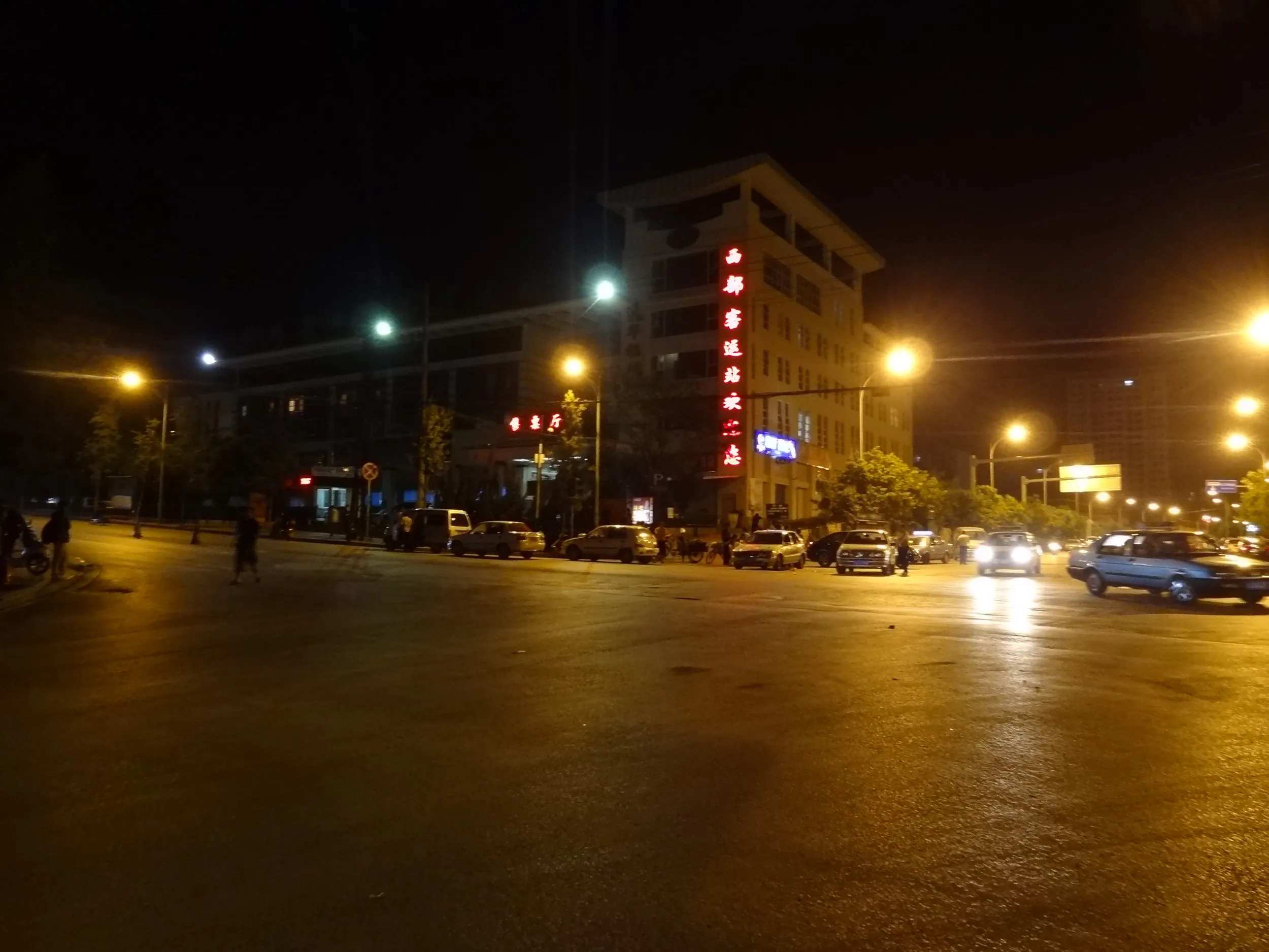 昆明の西側、馬街北路へ到着