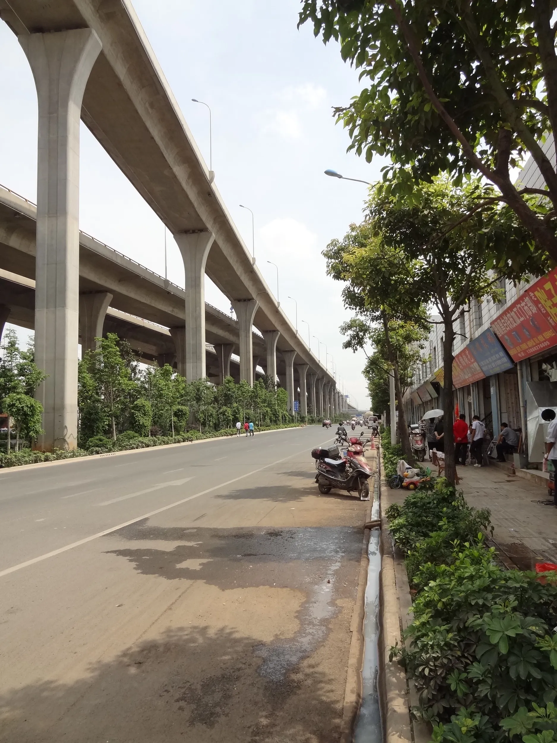 二環東路周辺の景色