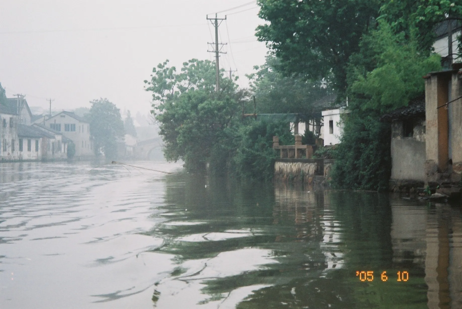 蘇州観光＠運河と蘇州の古い家並み
